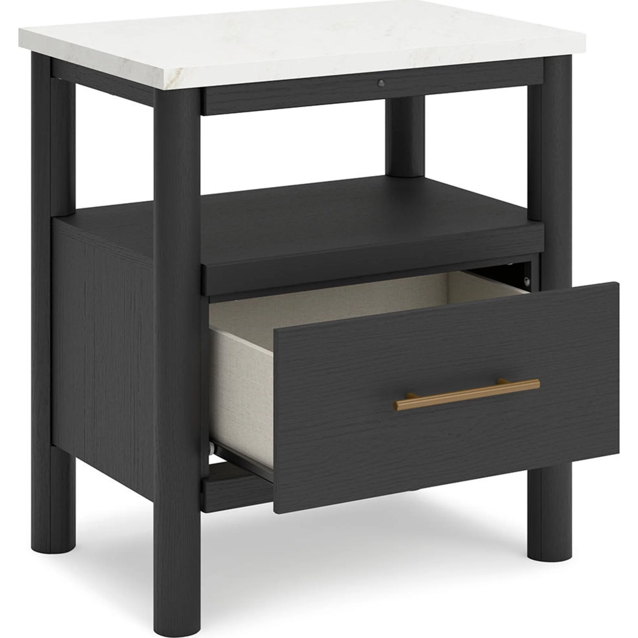 Cadmori 6 Piece Full Platform Bedroom - Black/White - Image 23