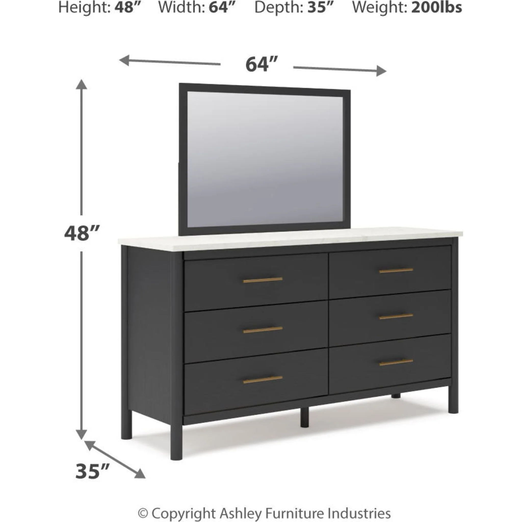 Cadmori 6 Piece Platform Bedroom - Image 6