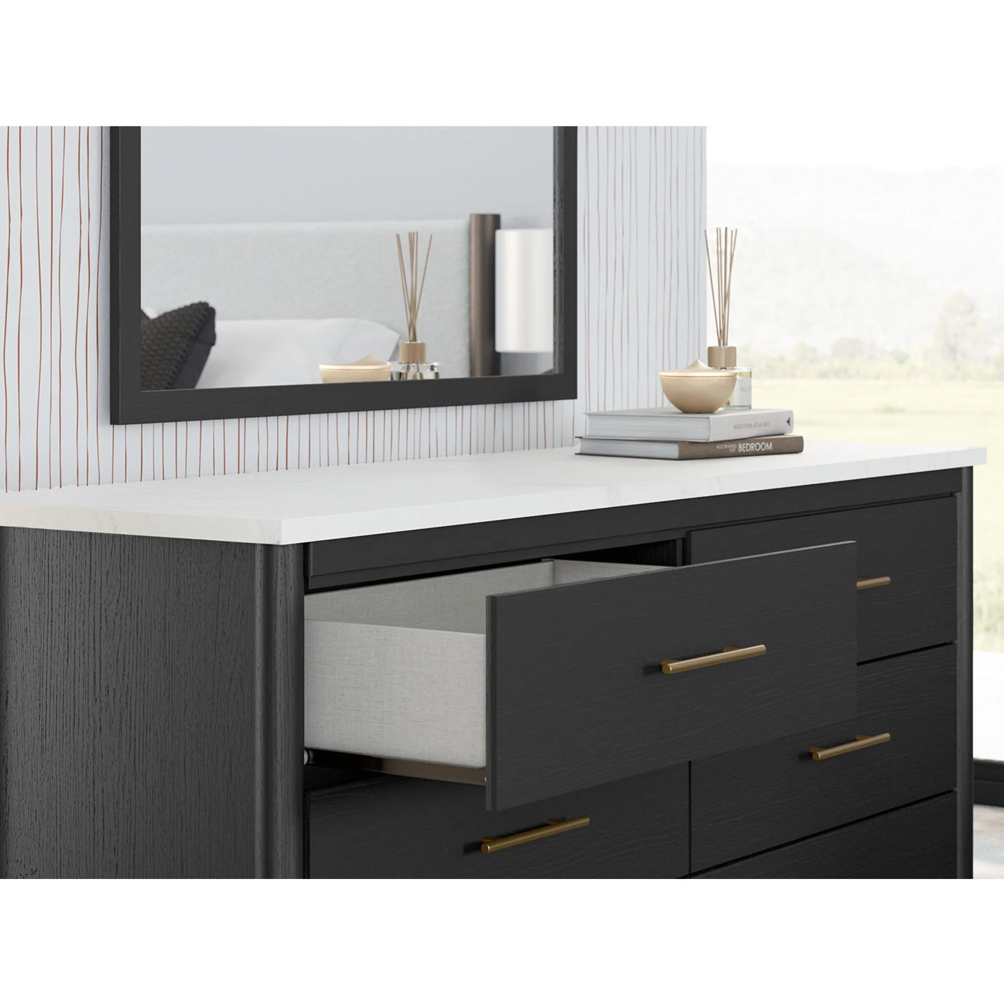 Cadmori Dresser and Mirror - Image 35