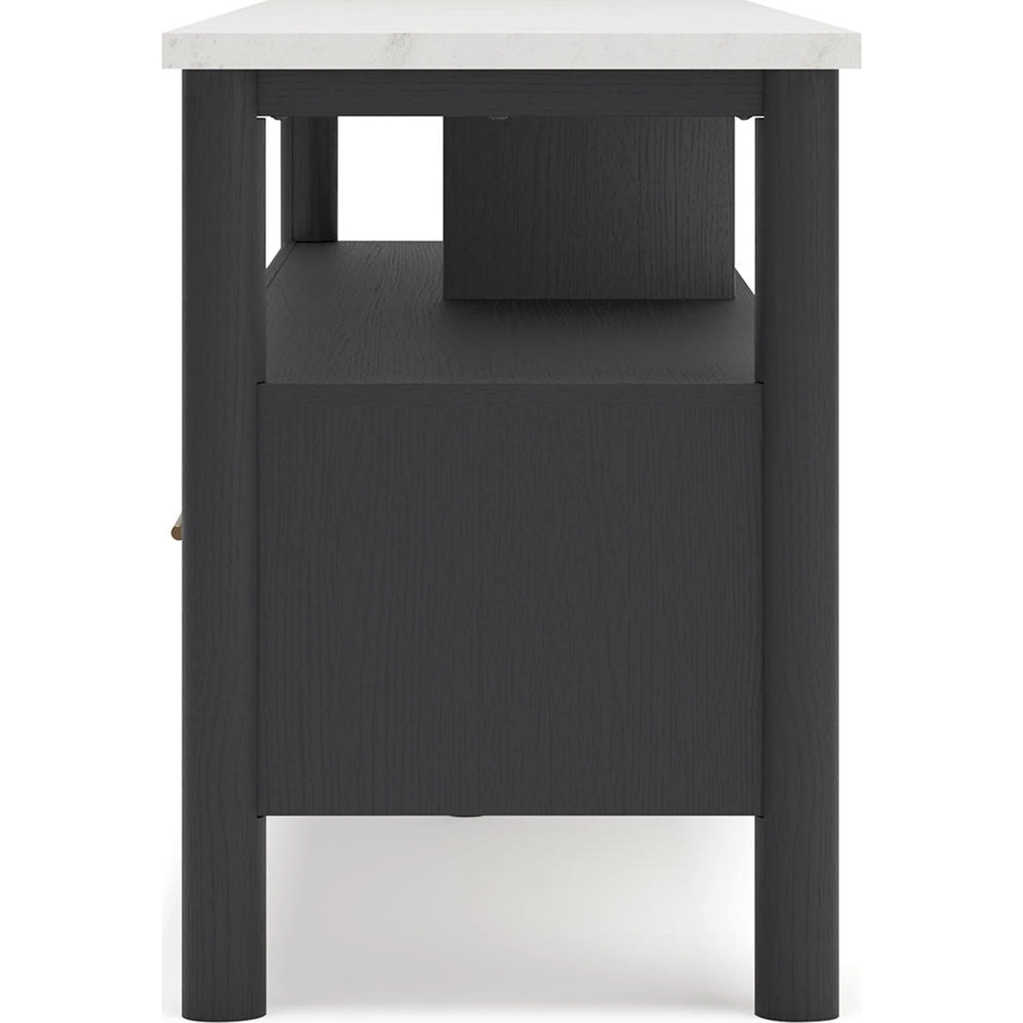 Cadmori TV Stand - Black/White - Image 10