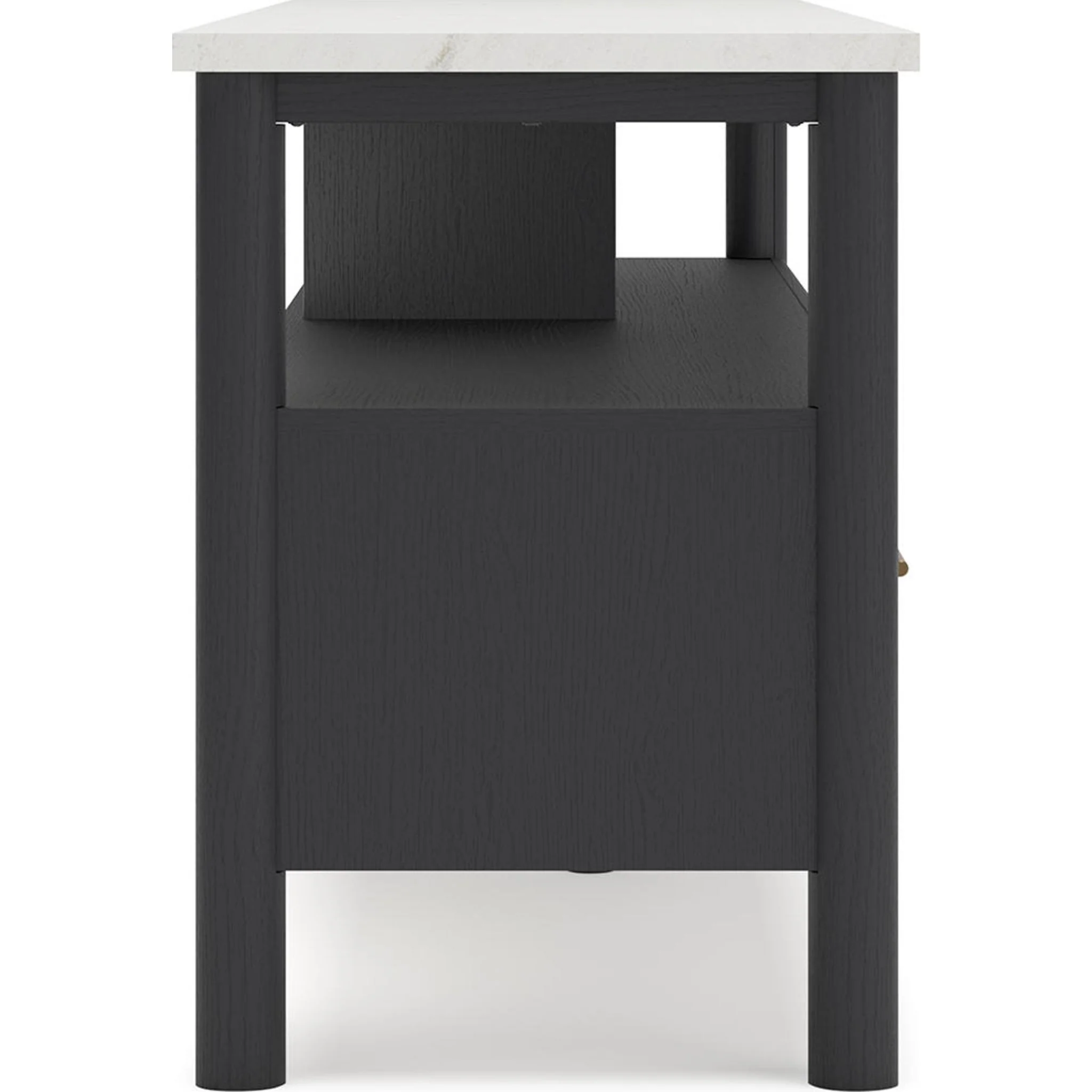 Cadmori TV Stand - Black/White - Image 11