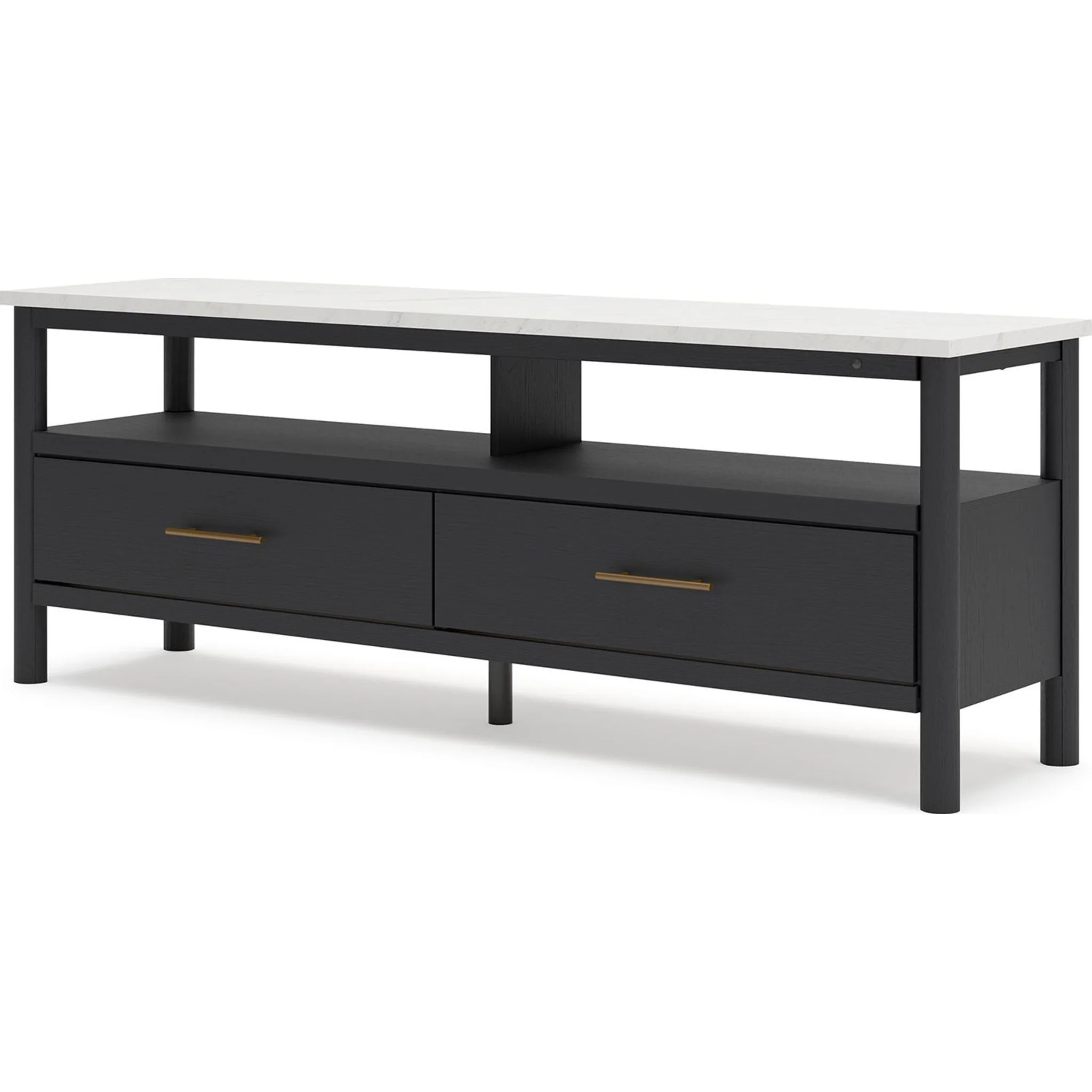 Cadmori TV Stand - Black/White - Image 5