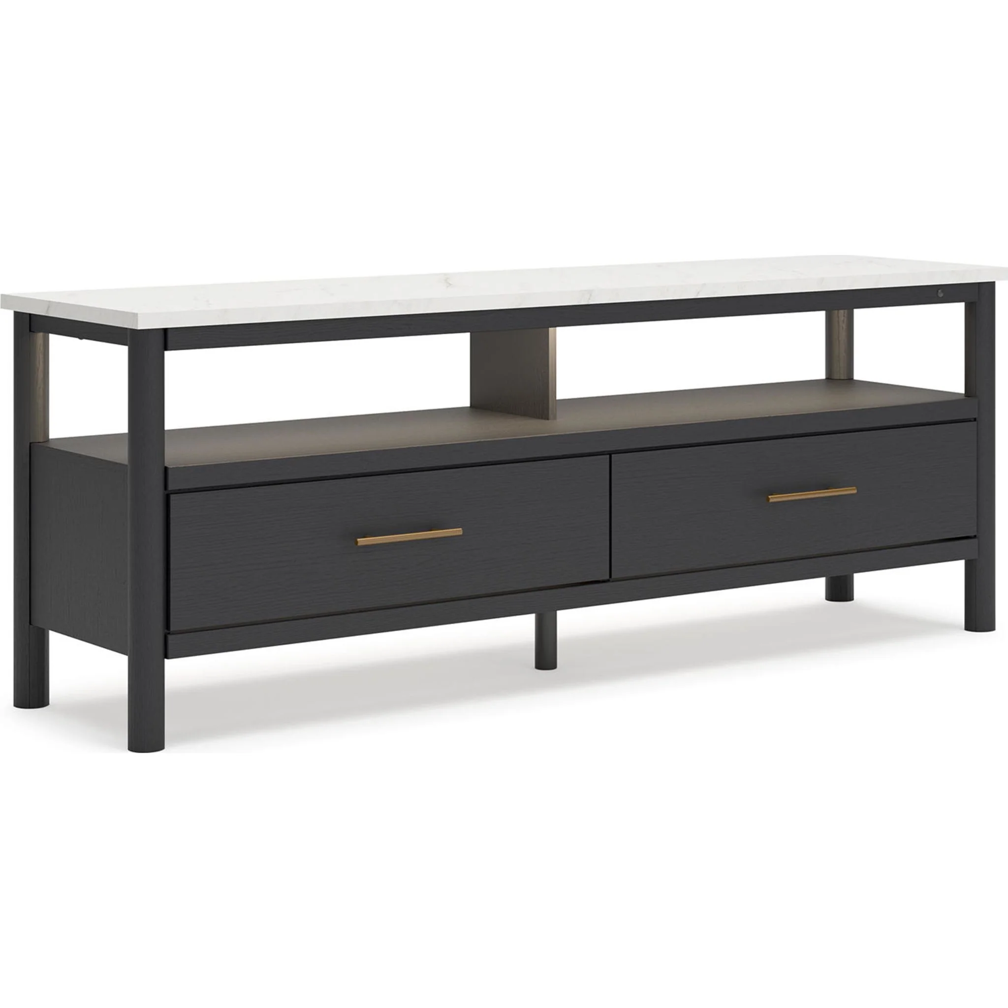 Cadmori TV Stand - Black/White - Image 6