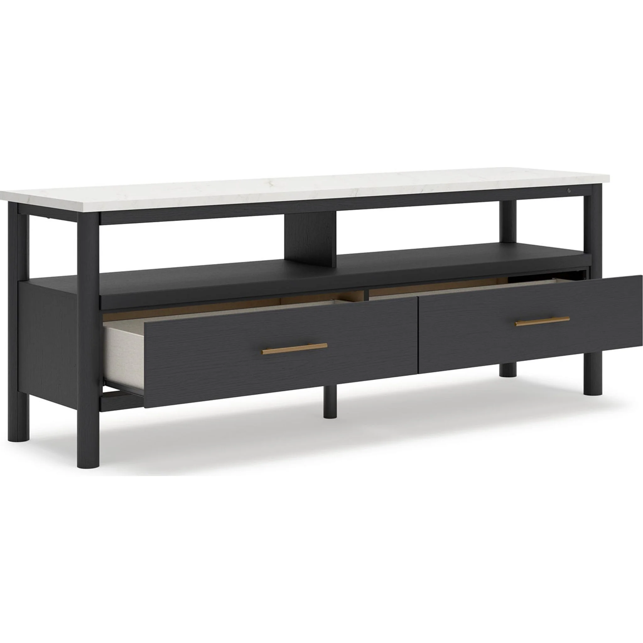 Cadmori TV Stand - Black/White - Image 7