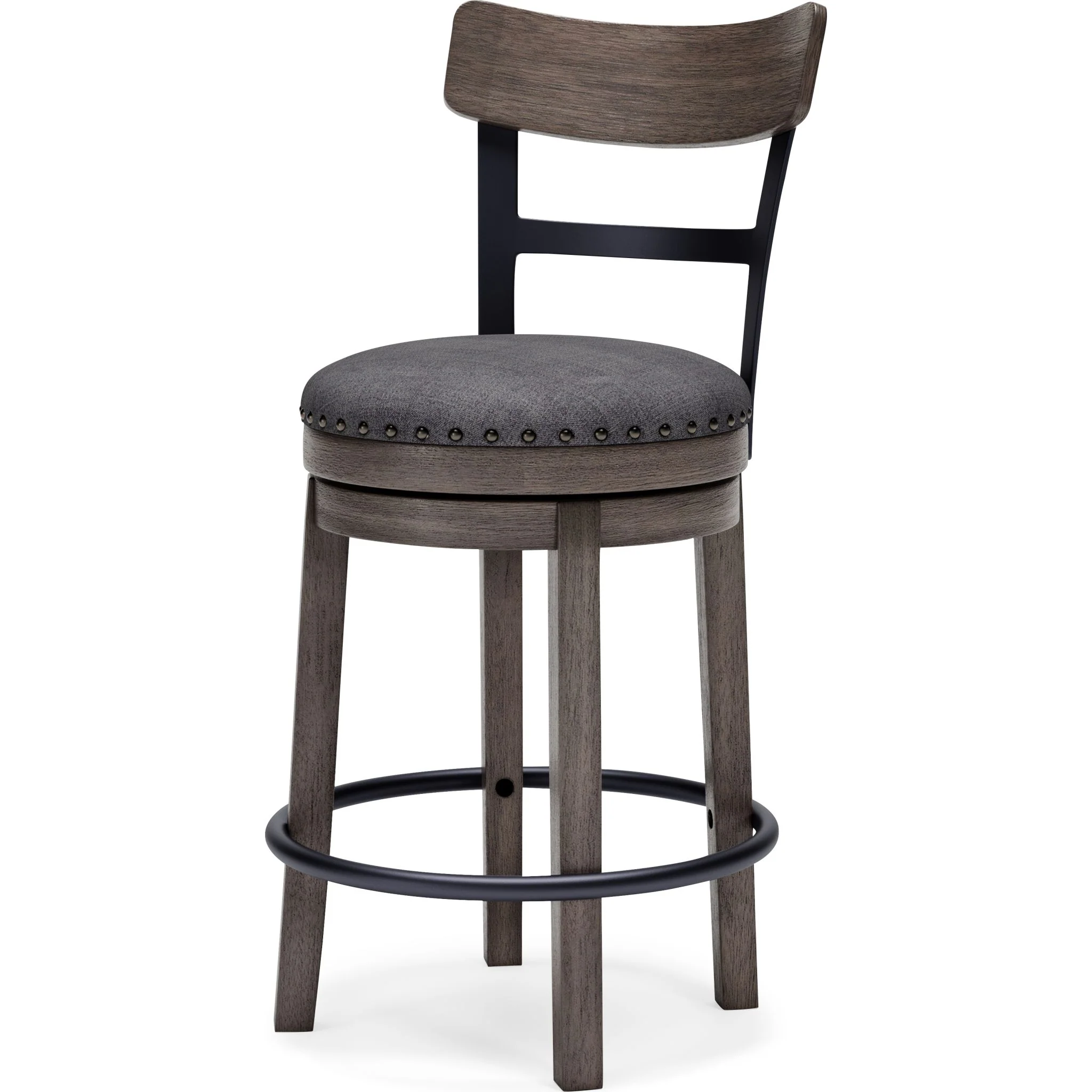 Caitbrook Counter Height Stool - Gray - (D388-224) - Image 3