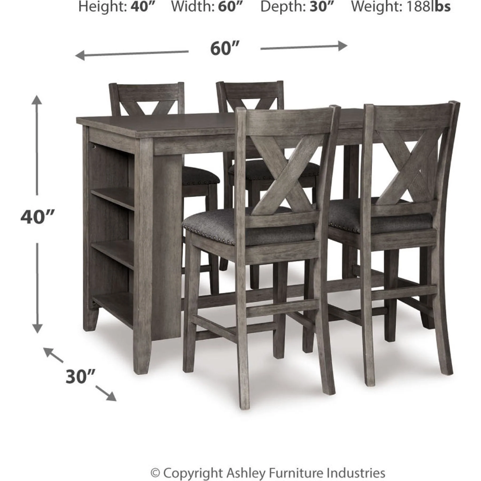 Caitbrook Counter Dining Set - Image 21