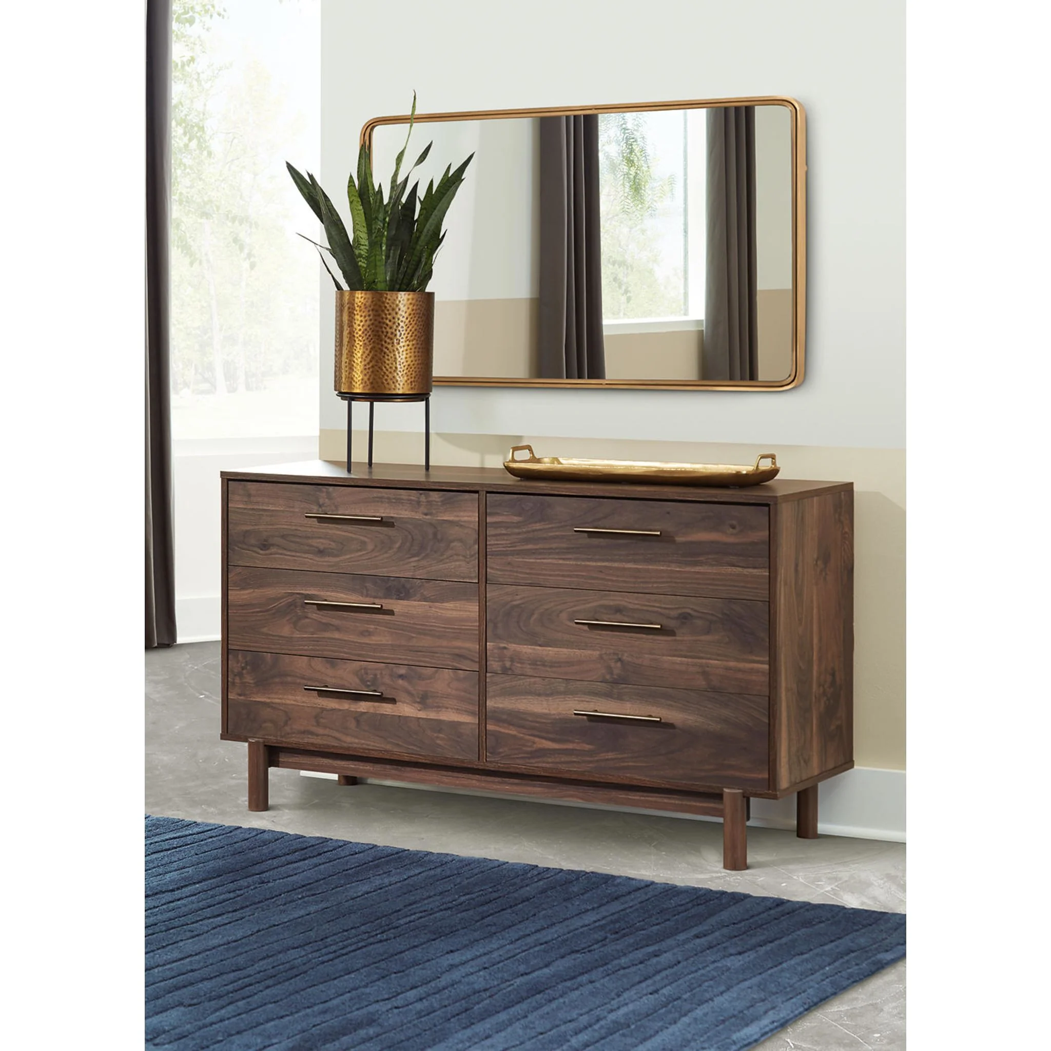 Calverson Dresser - Mocha - Image 3