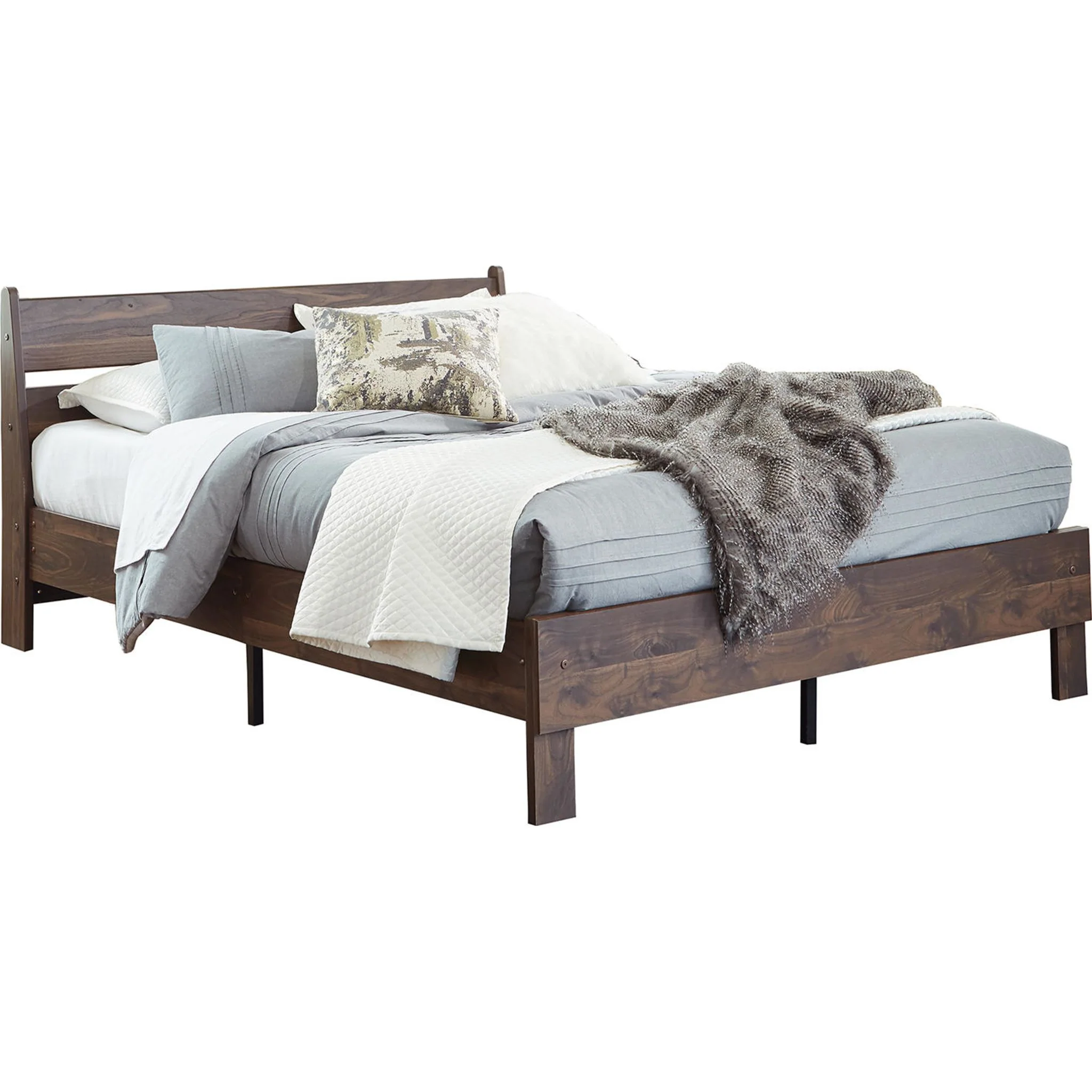 Calverson Full Platform Bed - Mocha - Image 3