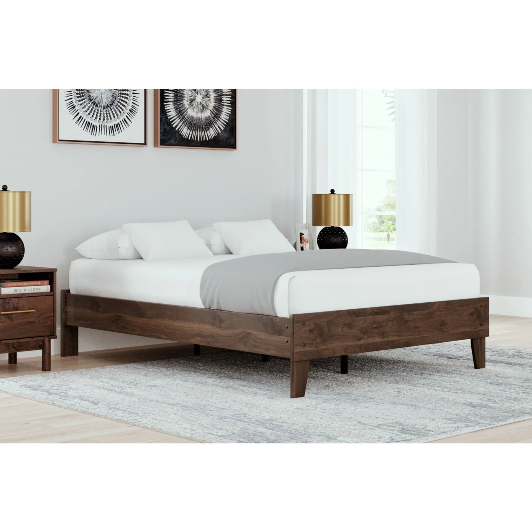 Calverson Full Platform Bed - Mocha - Image 2