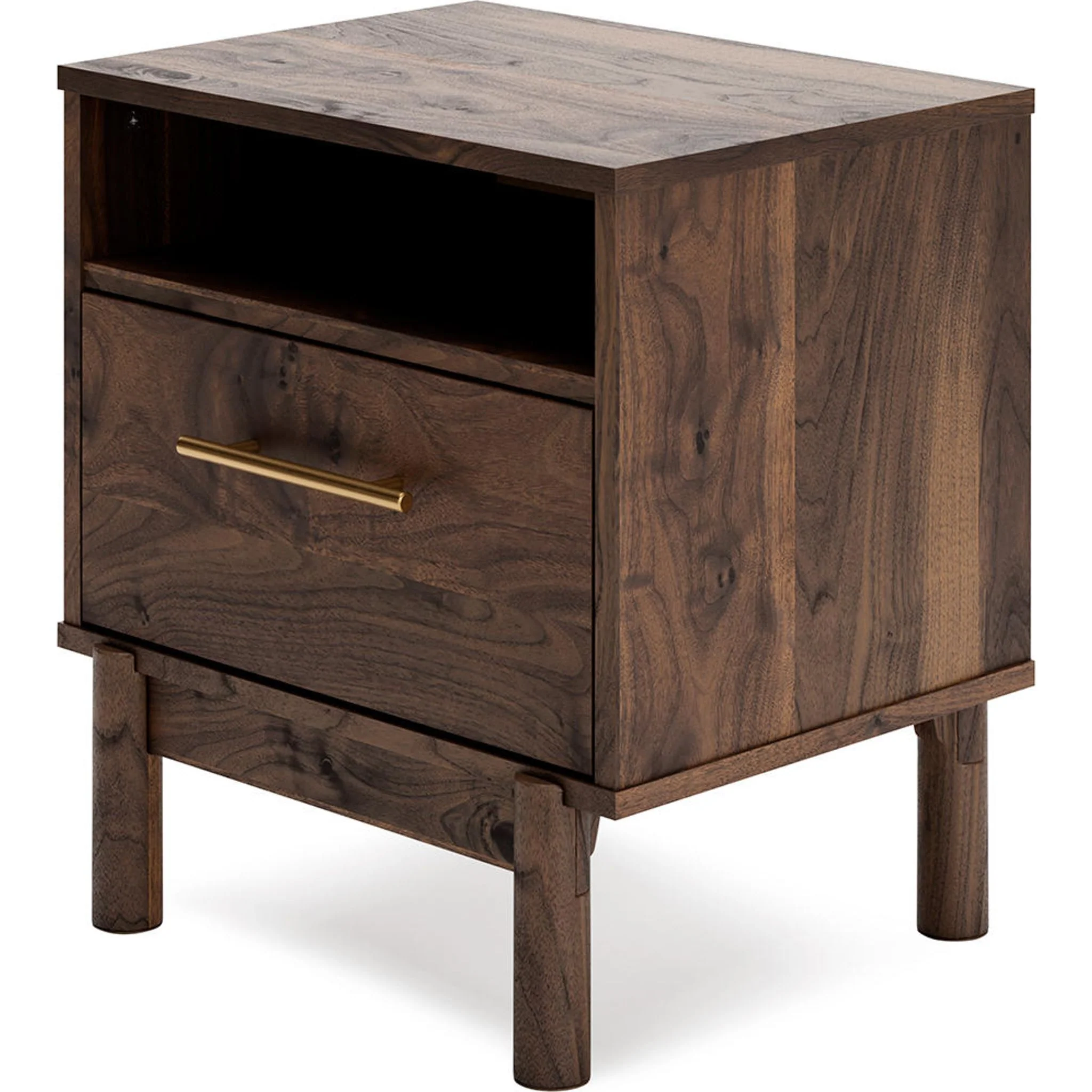 Calverson Nightstand - Mocha - Image 5