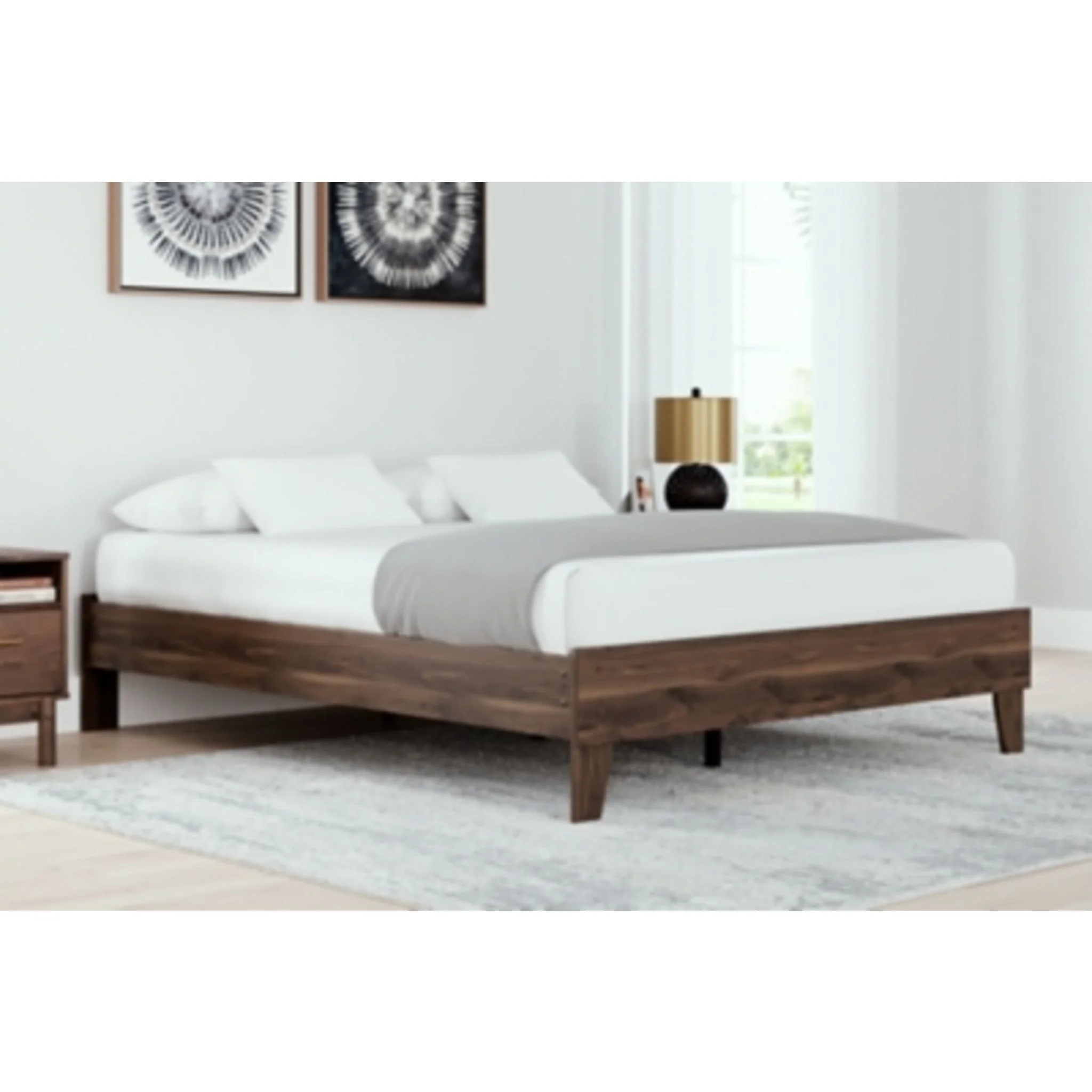 Calverson Platform Bed - Mocha - Image 2