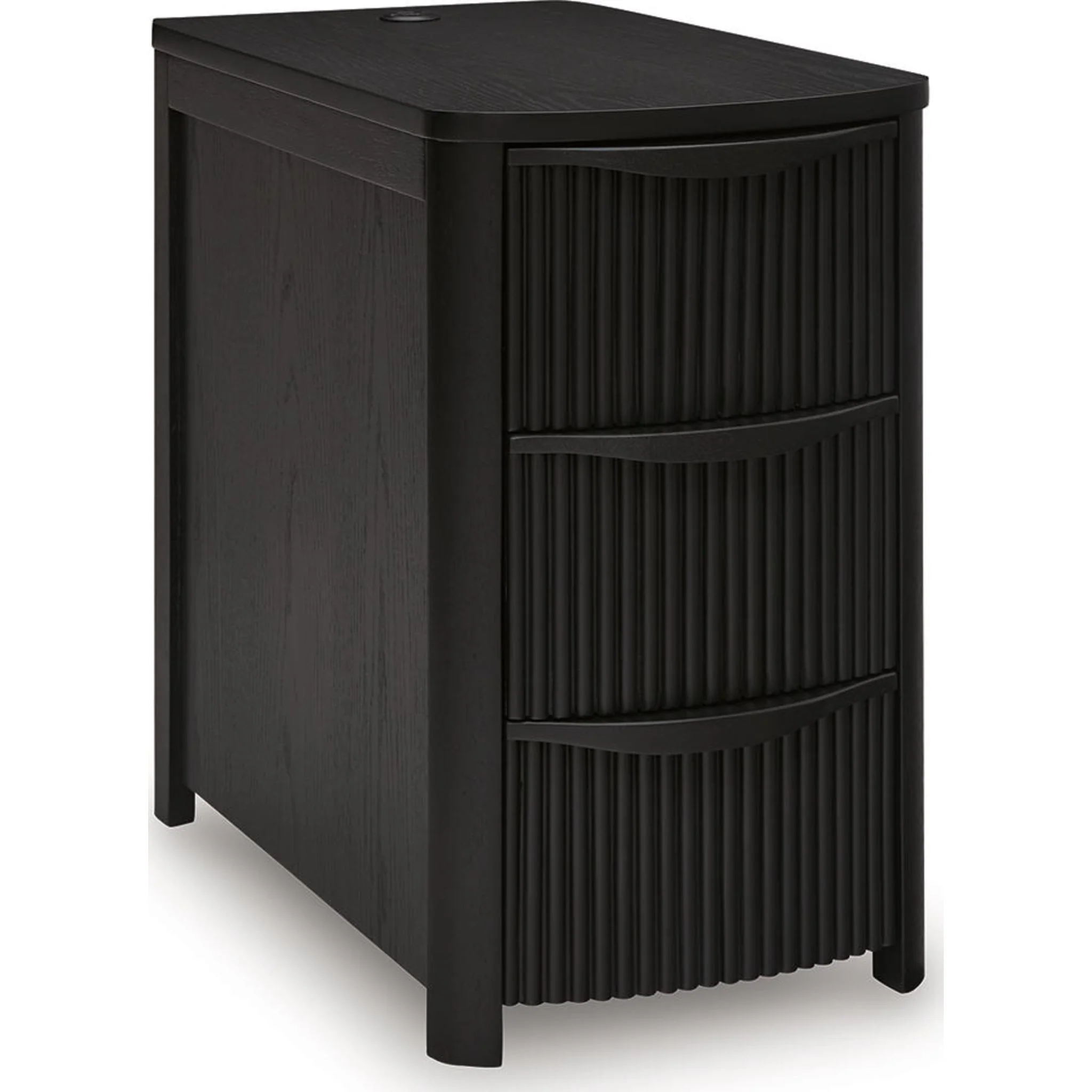 Camdill Chairside End Table - Black - Image 4