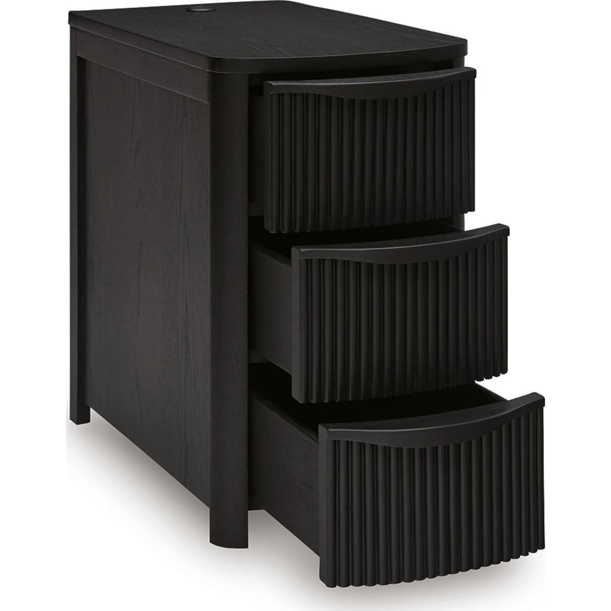 Camdill Chairside End Table - Black - Image 5