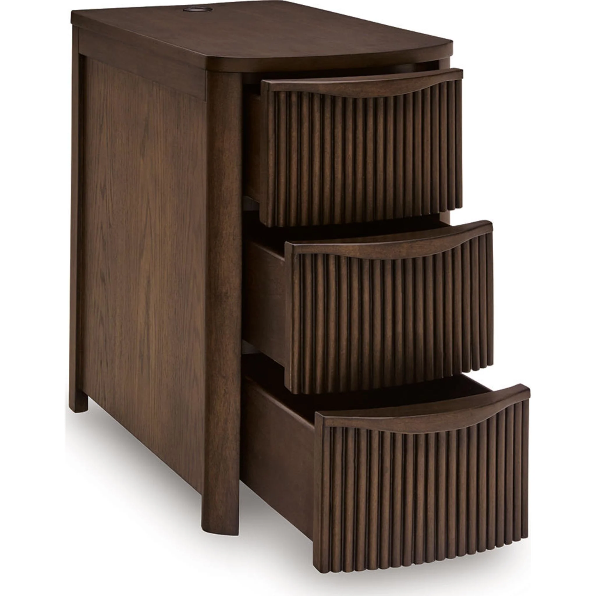 Camdill Chairside End Table - Dark Brown - Image 5
