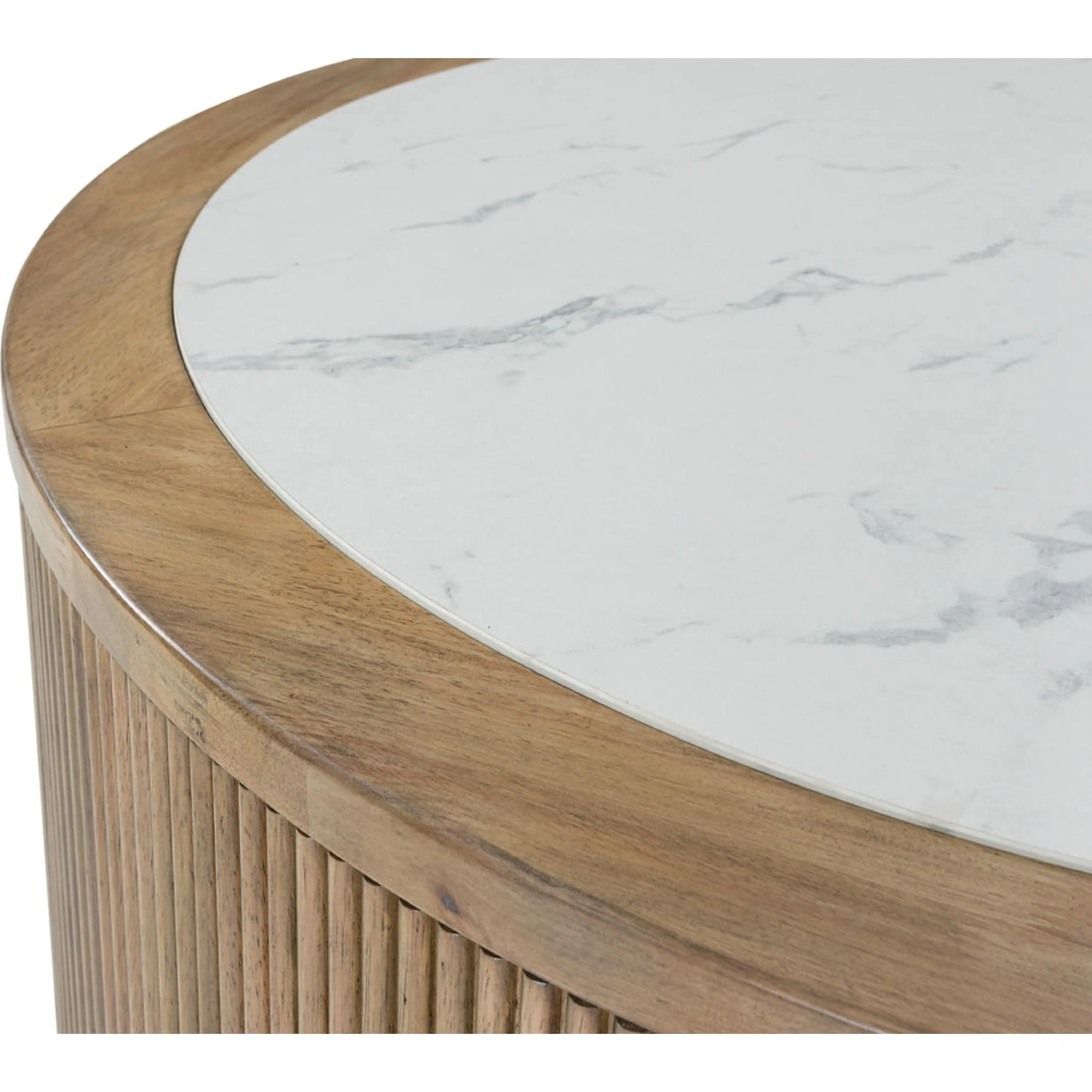 Camdill Coffee Table - Light Brown/White - Image 8