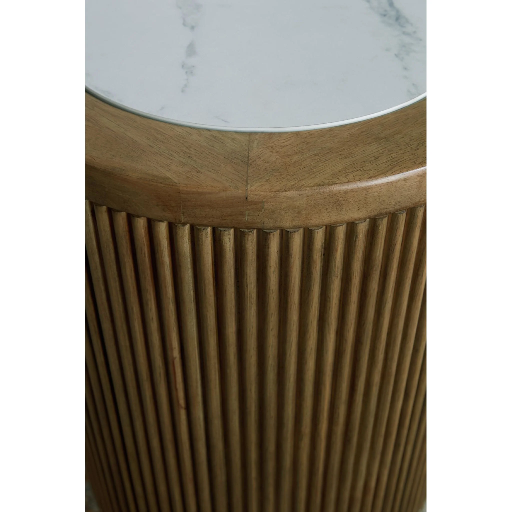 Camdill End Table - Light Brown/White - Image 5
