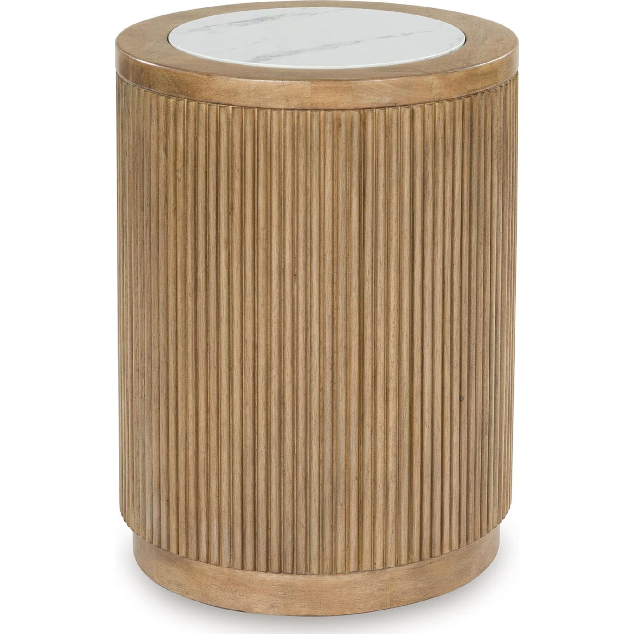 Camdill End Table - Light Brown/White - Image 6