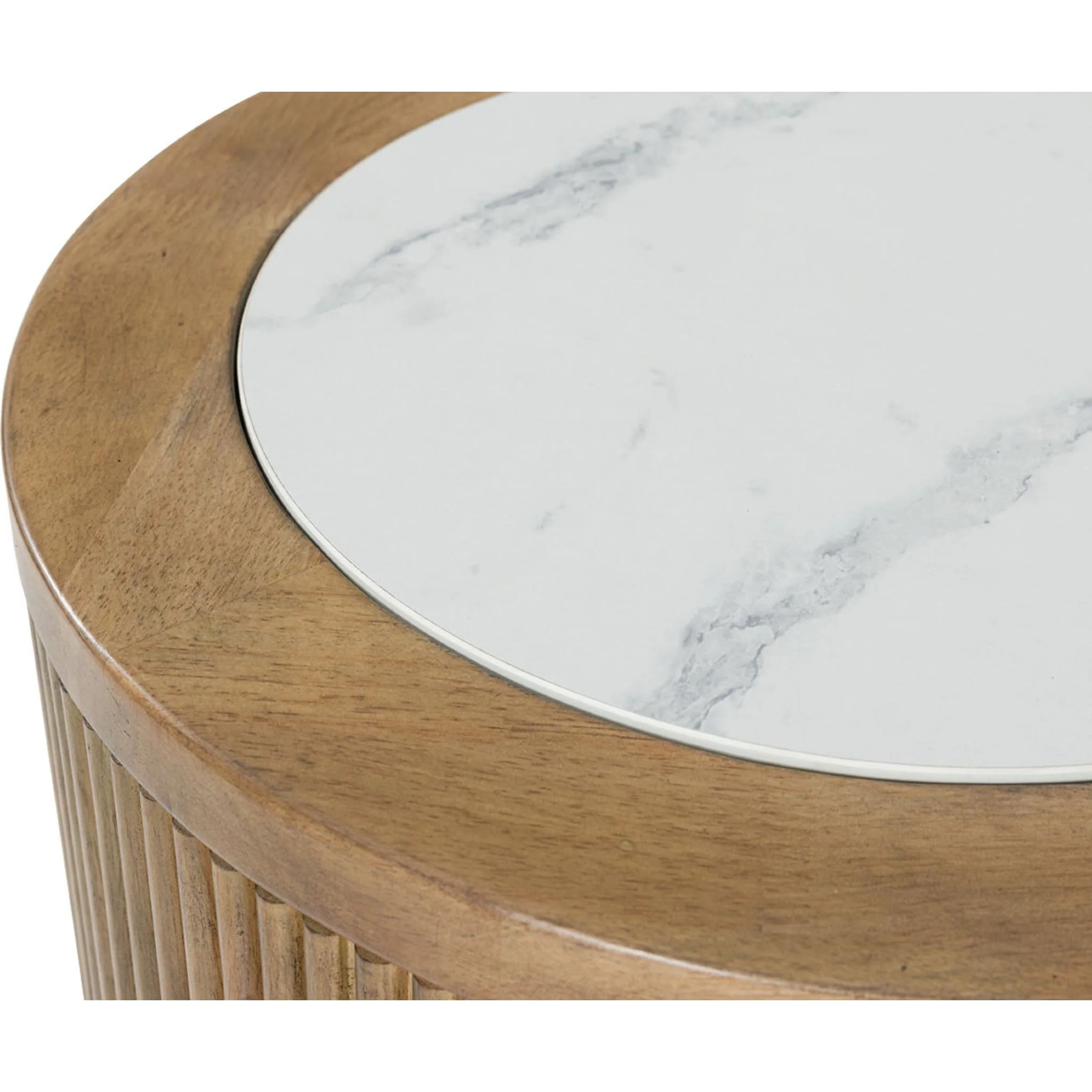 Camdill End Table - Light Brown/White - Image 7