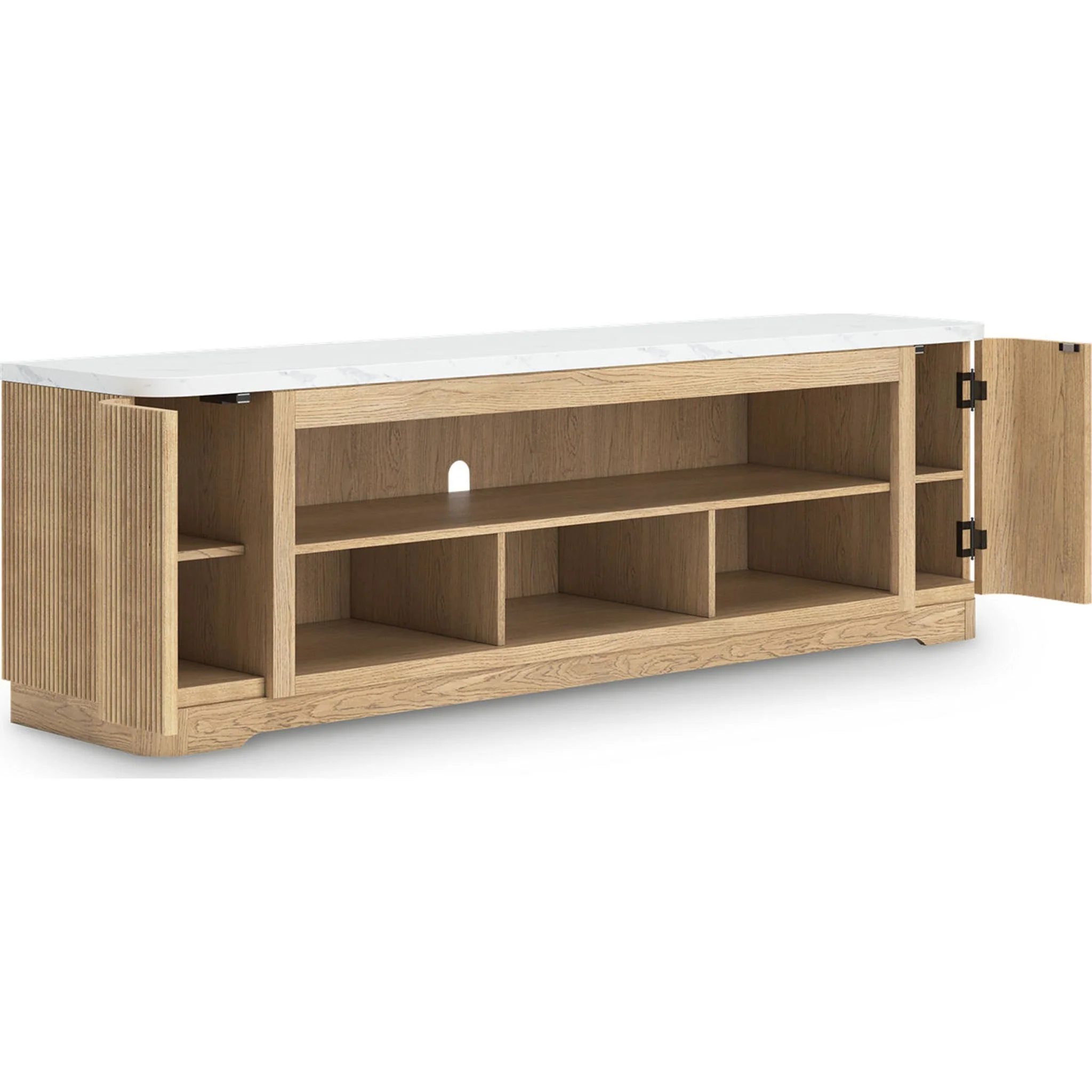 Camdill TV Stand - Light Brown - Image 4