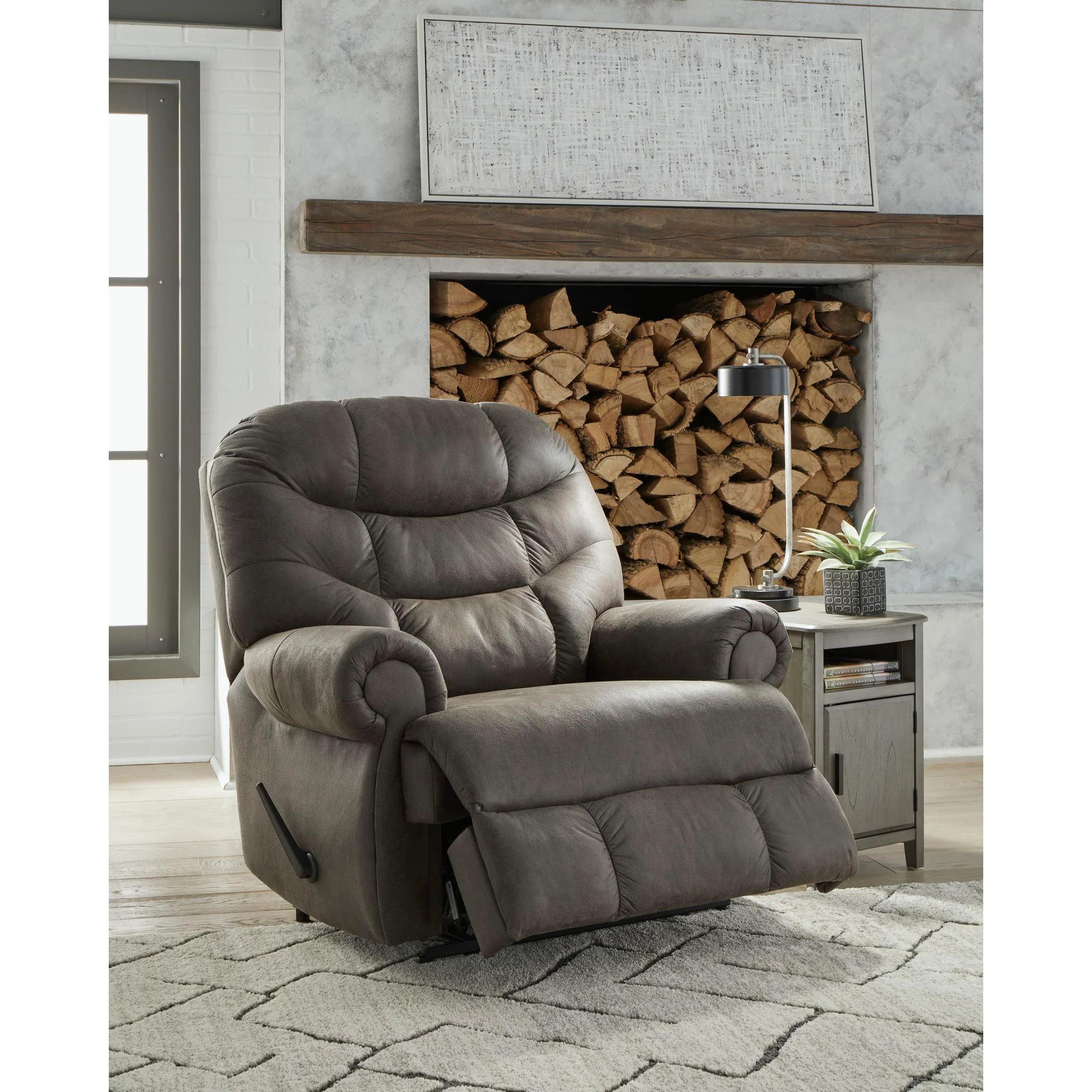 Camera Time Zero Wall Recliner - Gunmetal - Image 5