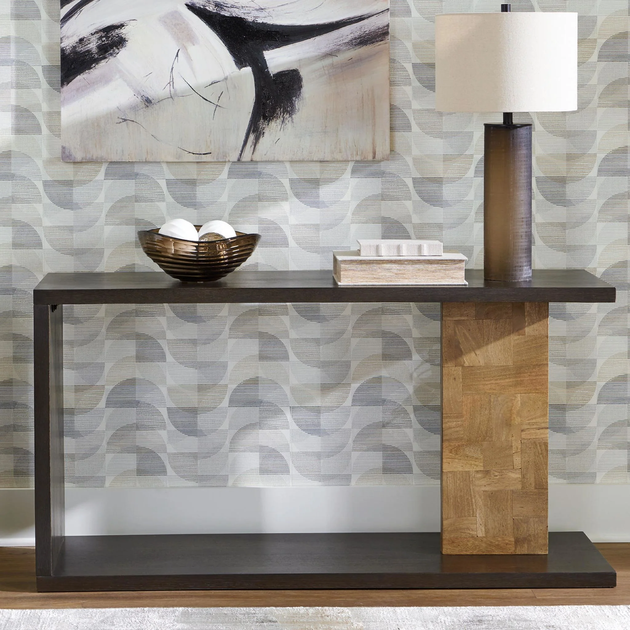 Camlett Console Table - Brown - Image 2