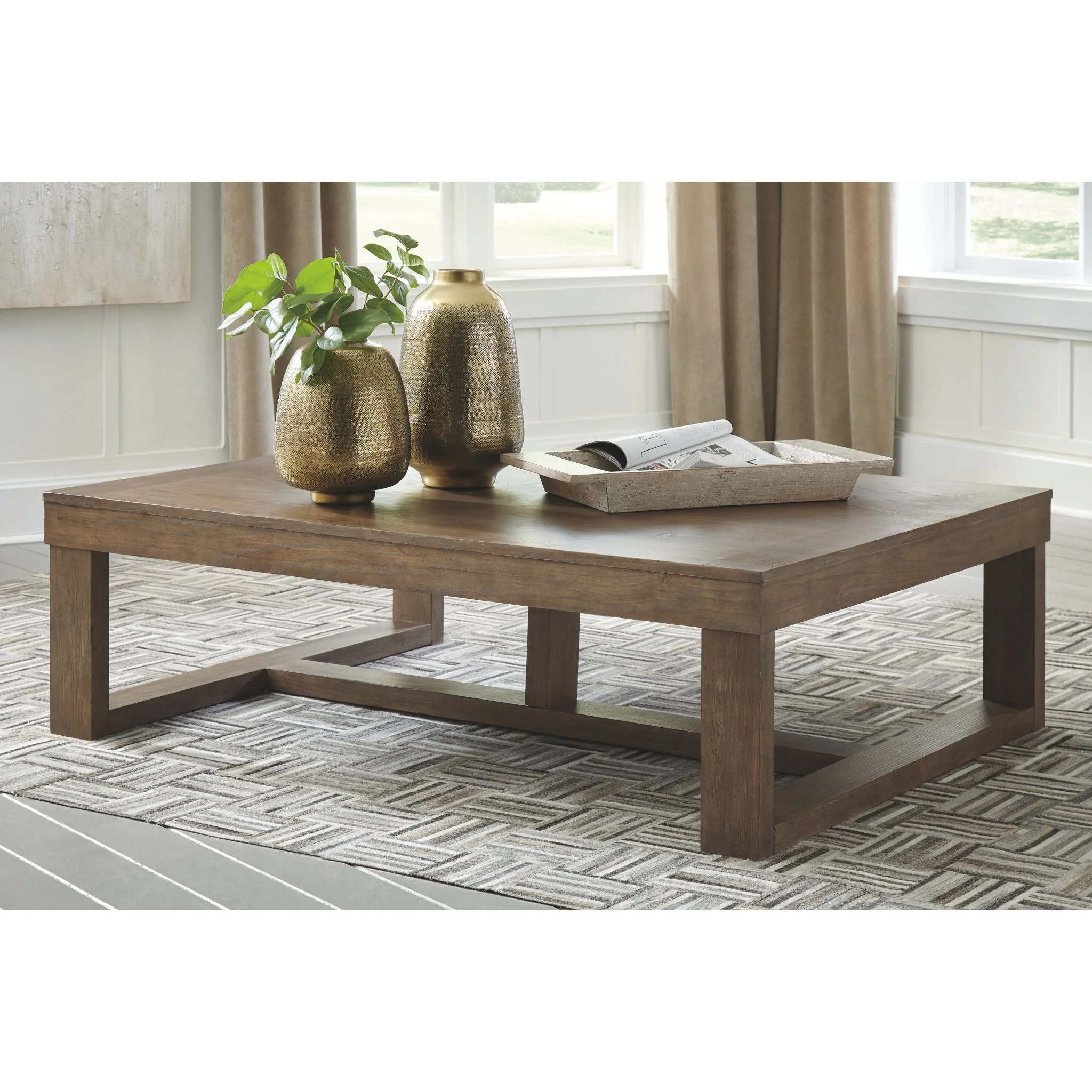 Cariton Coffee Table - Gray - Image 2