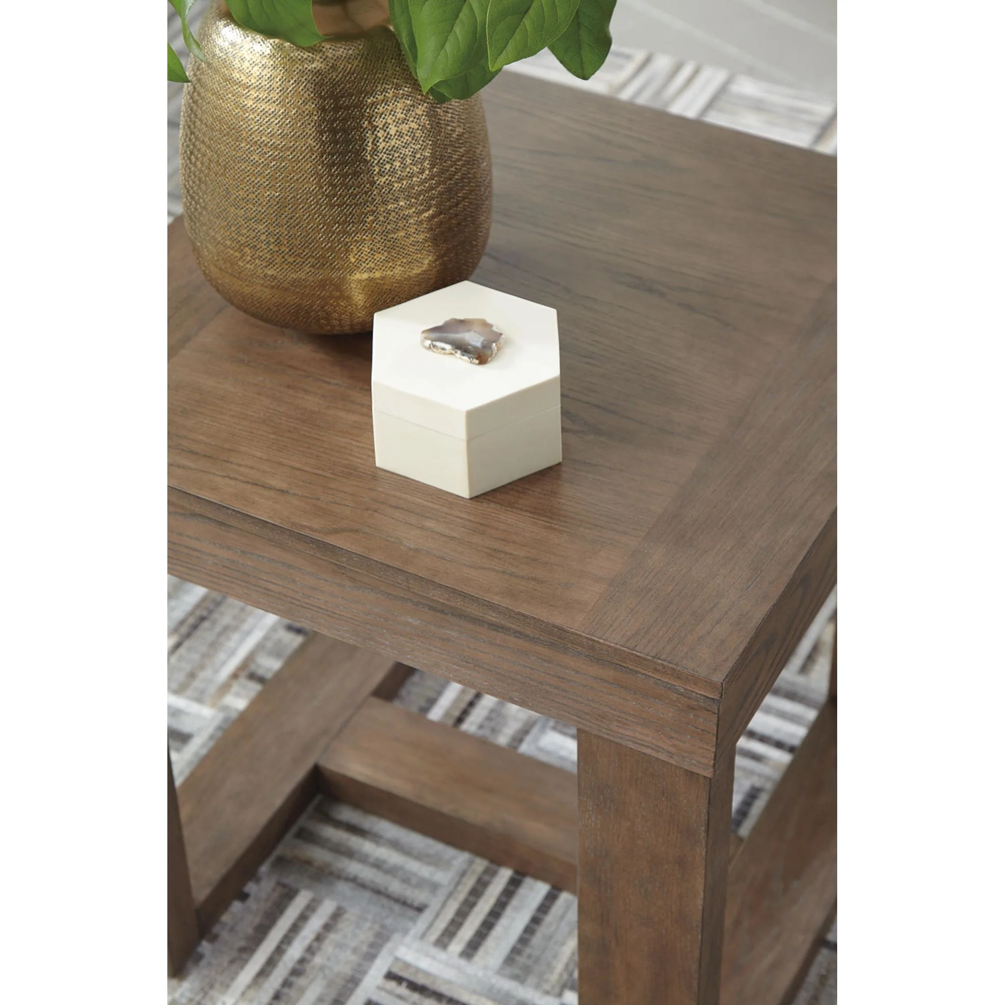 Cariton End Table - Gray - Image 10