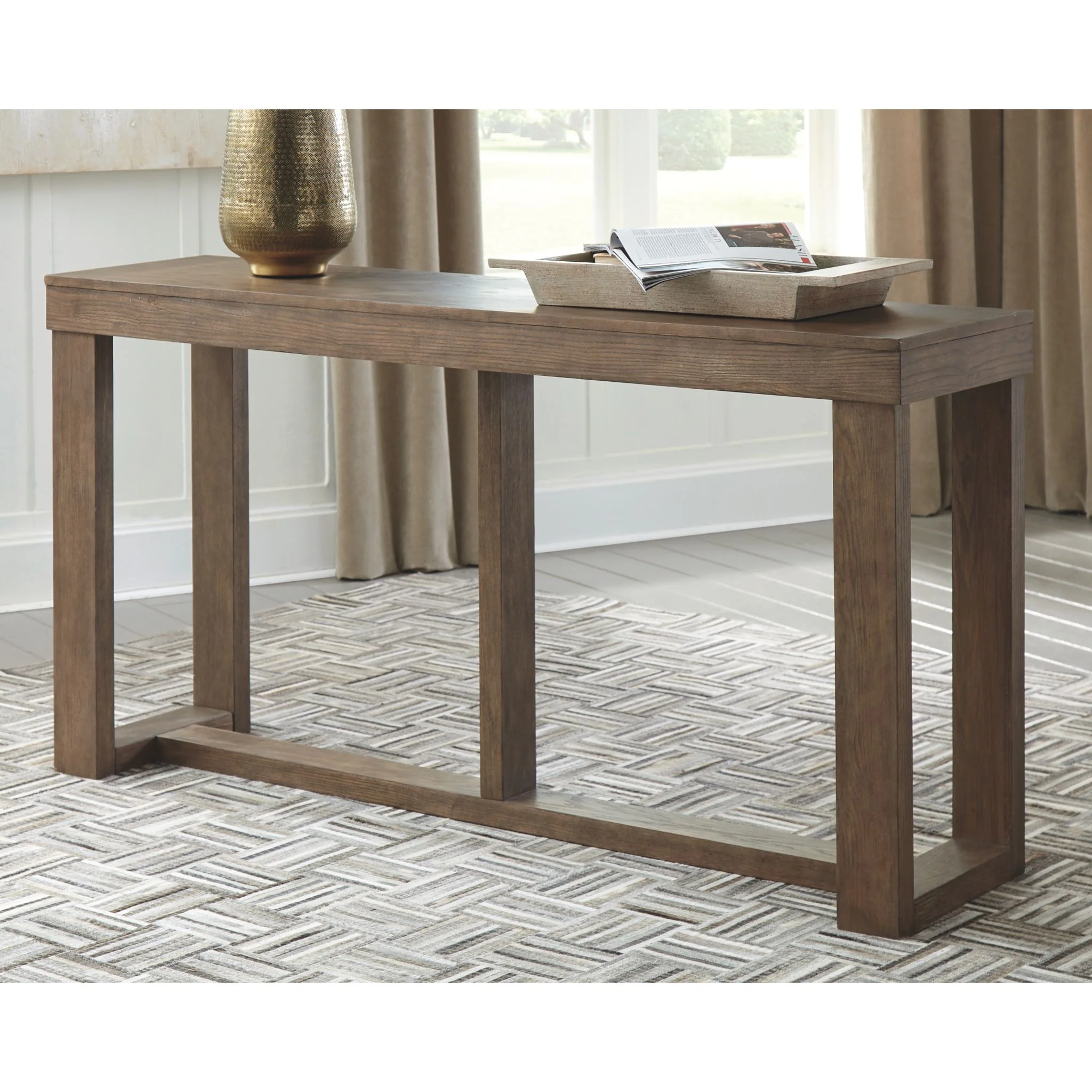 Cariton Sofa Table - Gray - Image 2