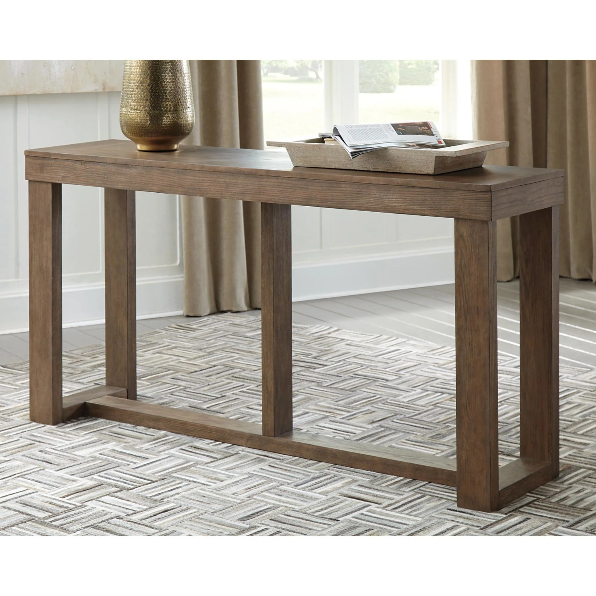Cariton Sofa Table - Gray - Image 7
