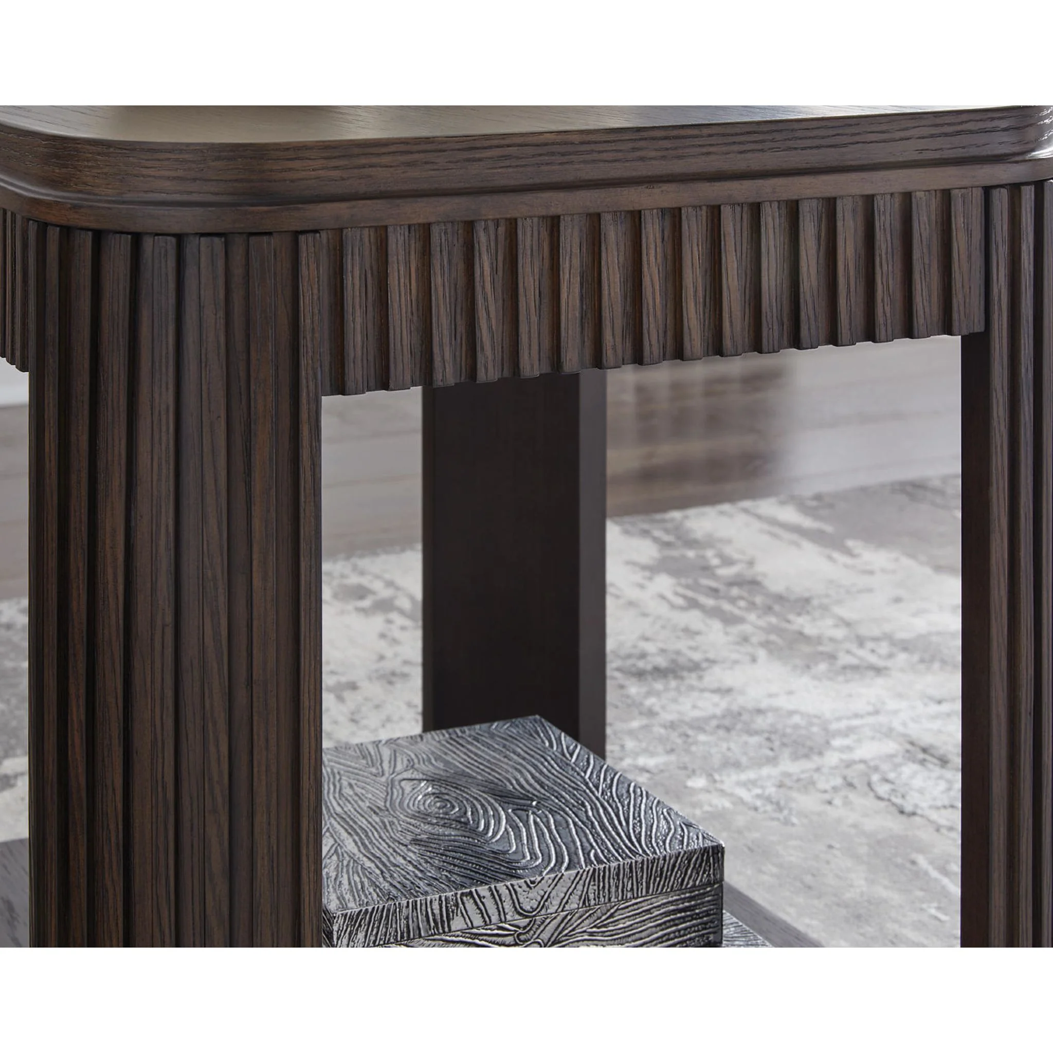 Carlibrie End Table - Warm Brown - Image 6