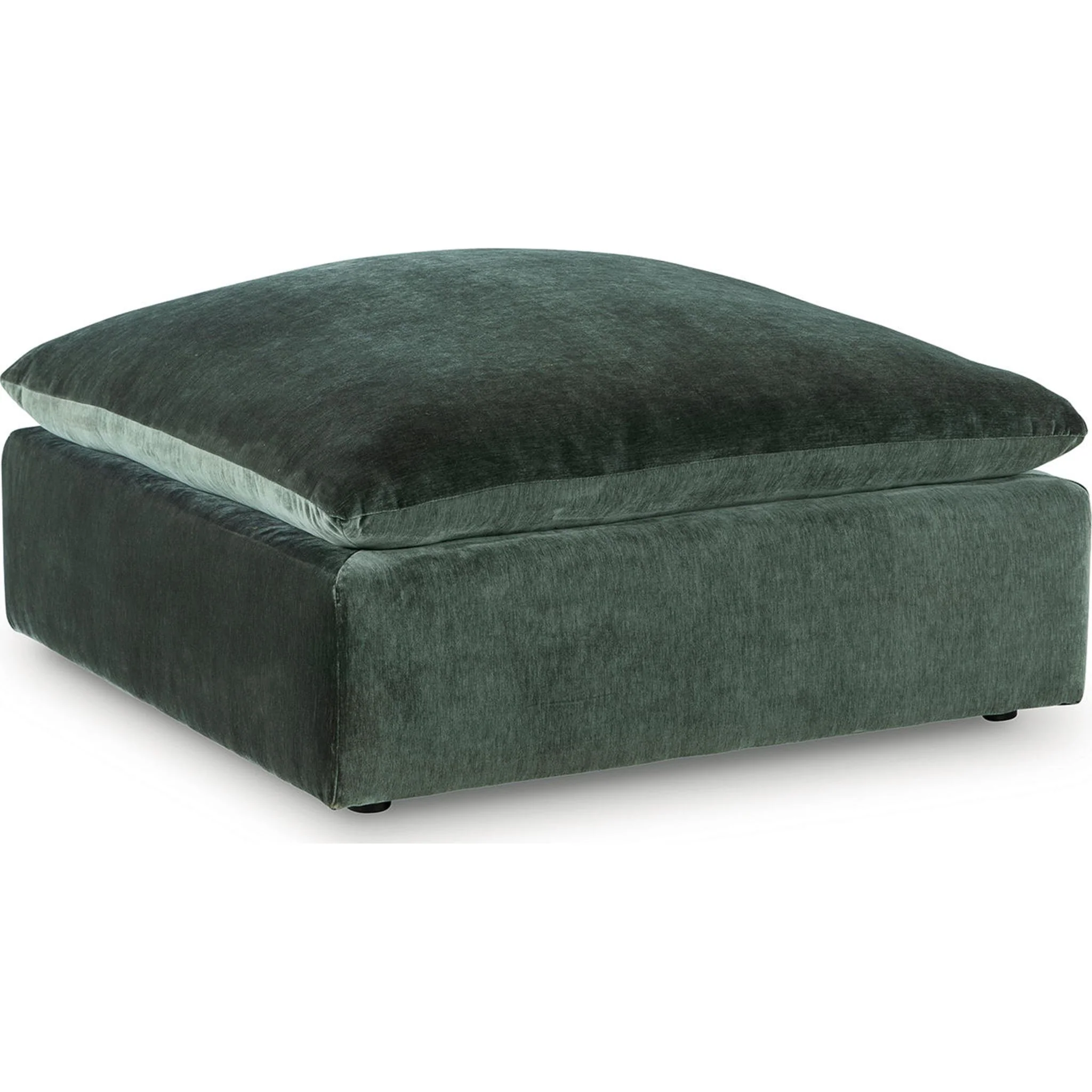 Carriage View Oversized Accent Ottoman - Jade - Image 4