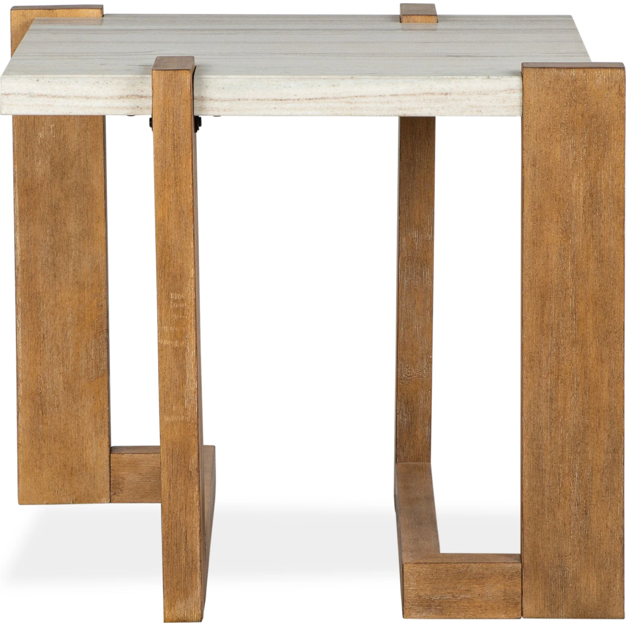 Carrington End Table - Honey Wheat - Image 3