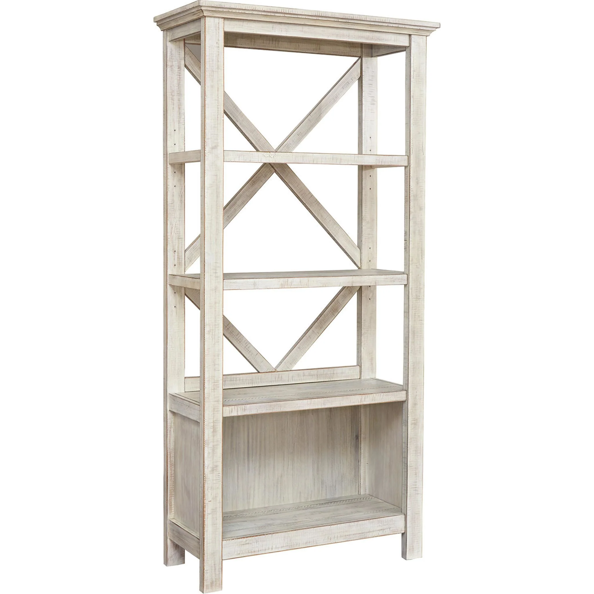Carynhurst Bookcase - Whitewash - Image 15