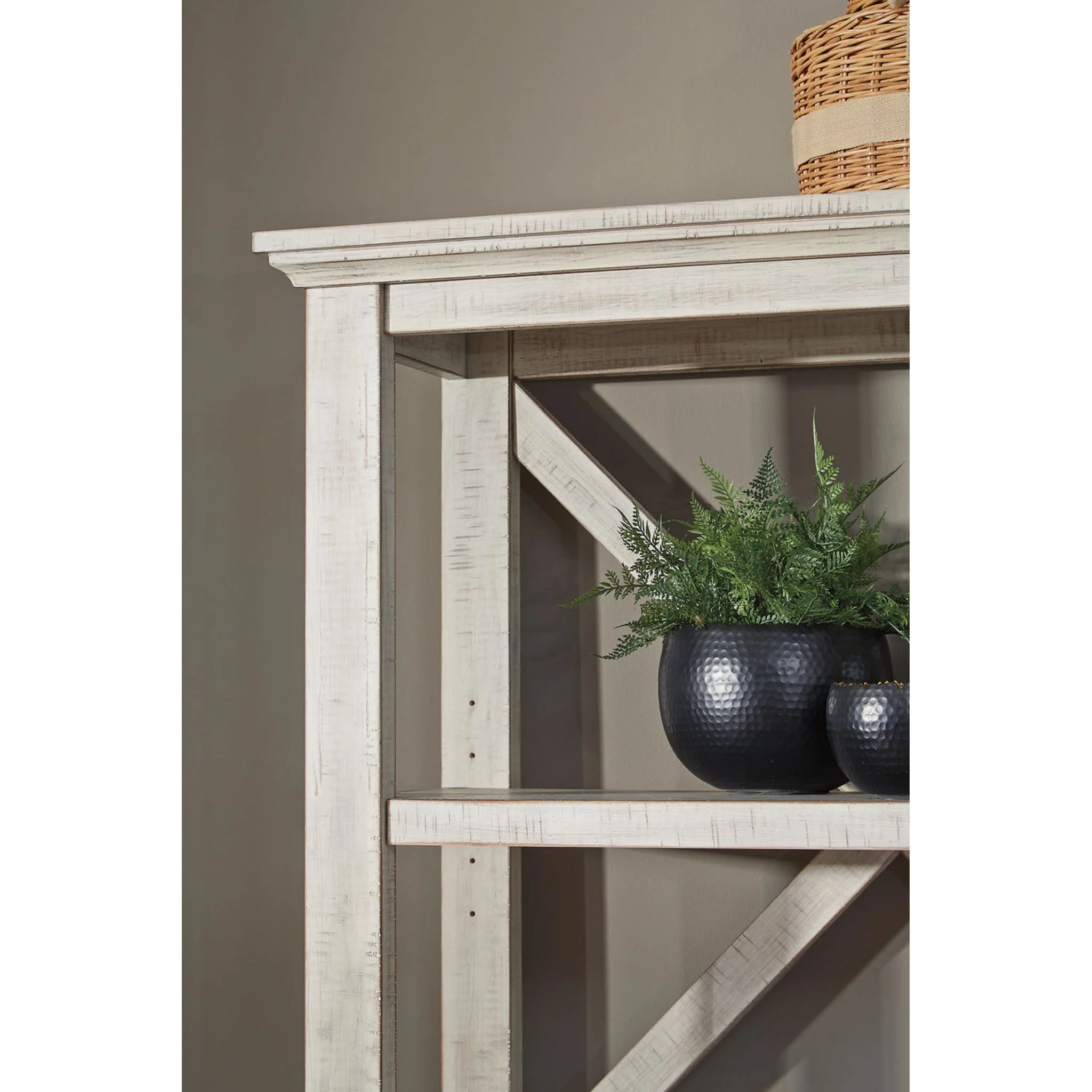 Carynhurst Bookcase - Whitewash - Image 9