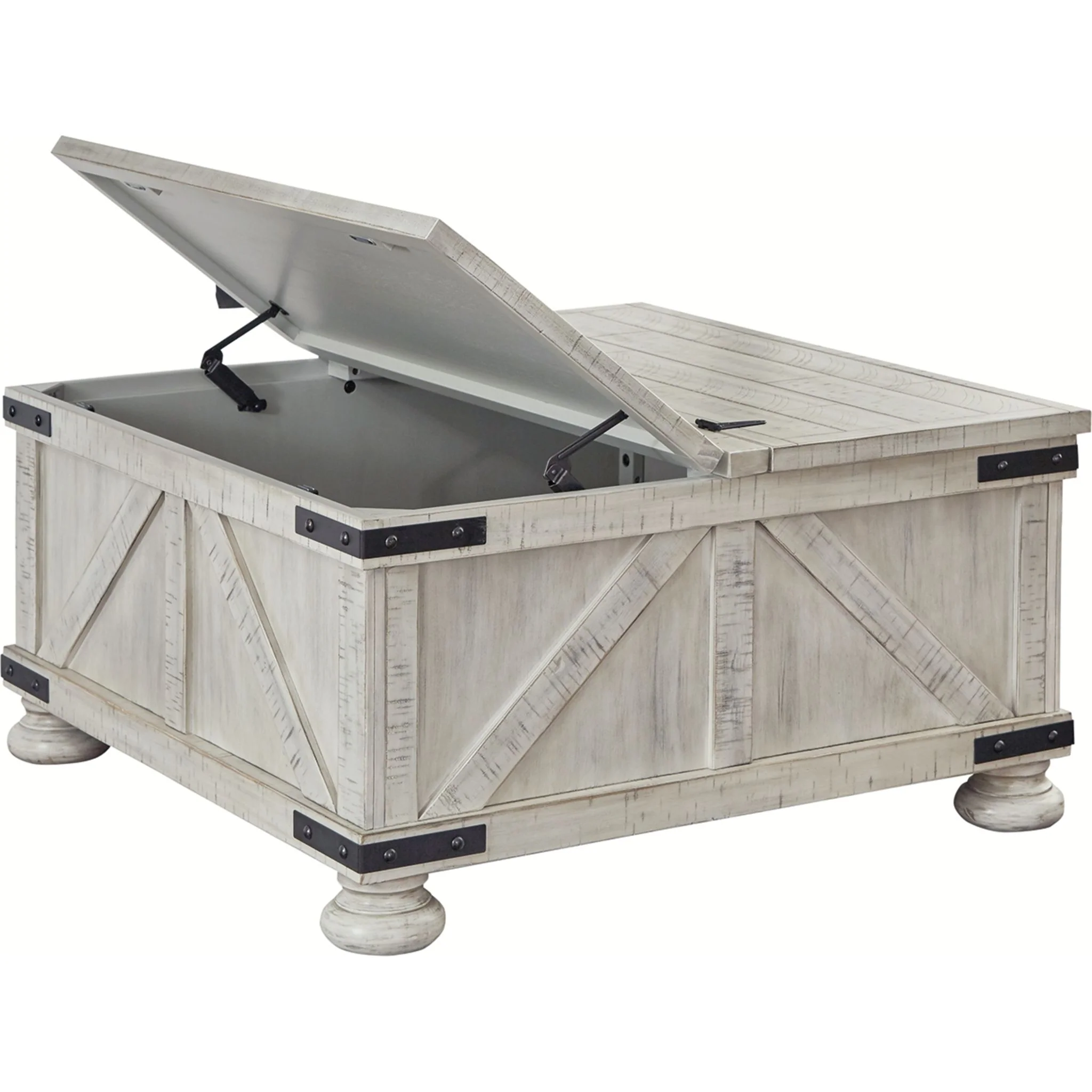 Carynhurst Coffee Table - Whitewash - Image 6