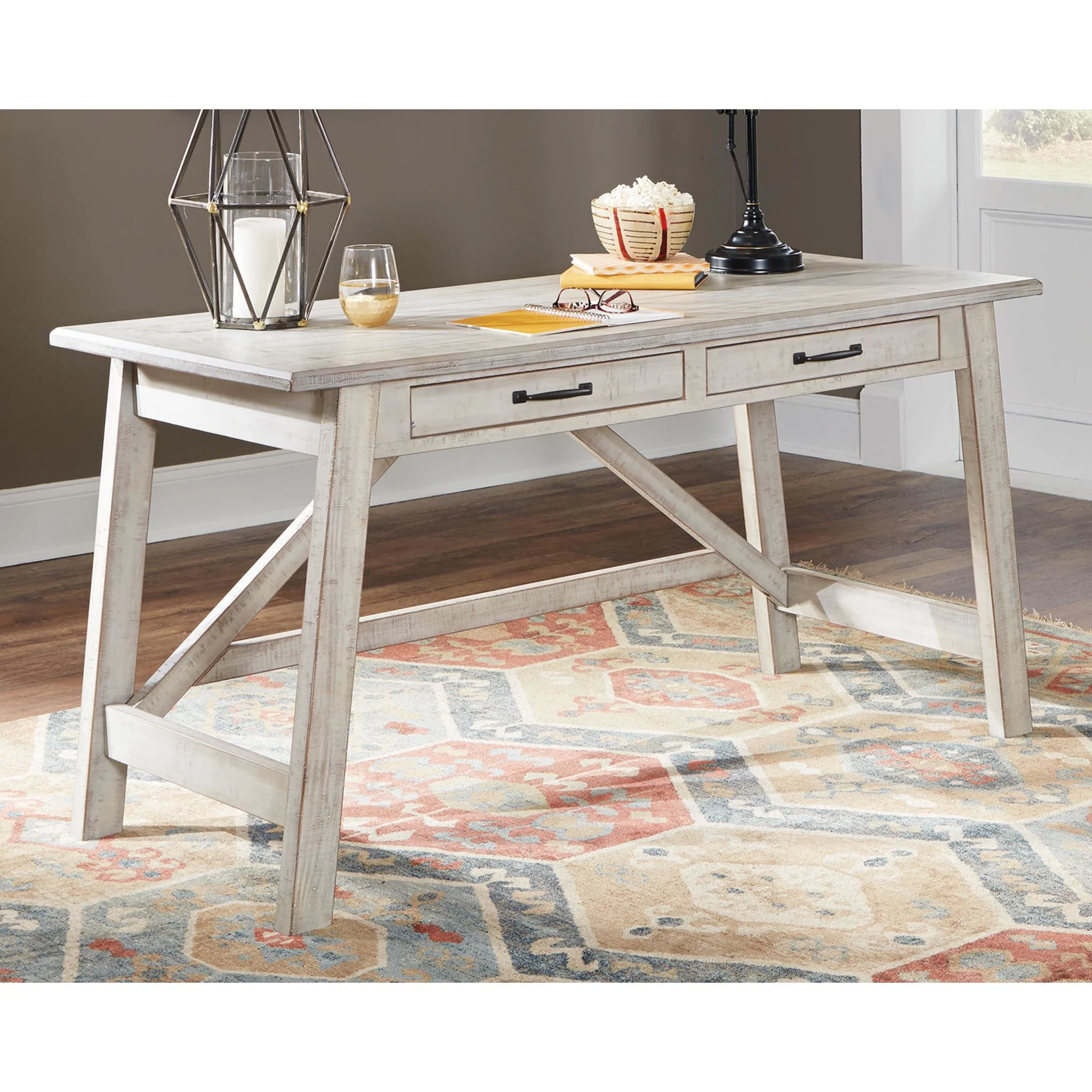 Carynhurst Desk - Whitewash - Image 2