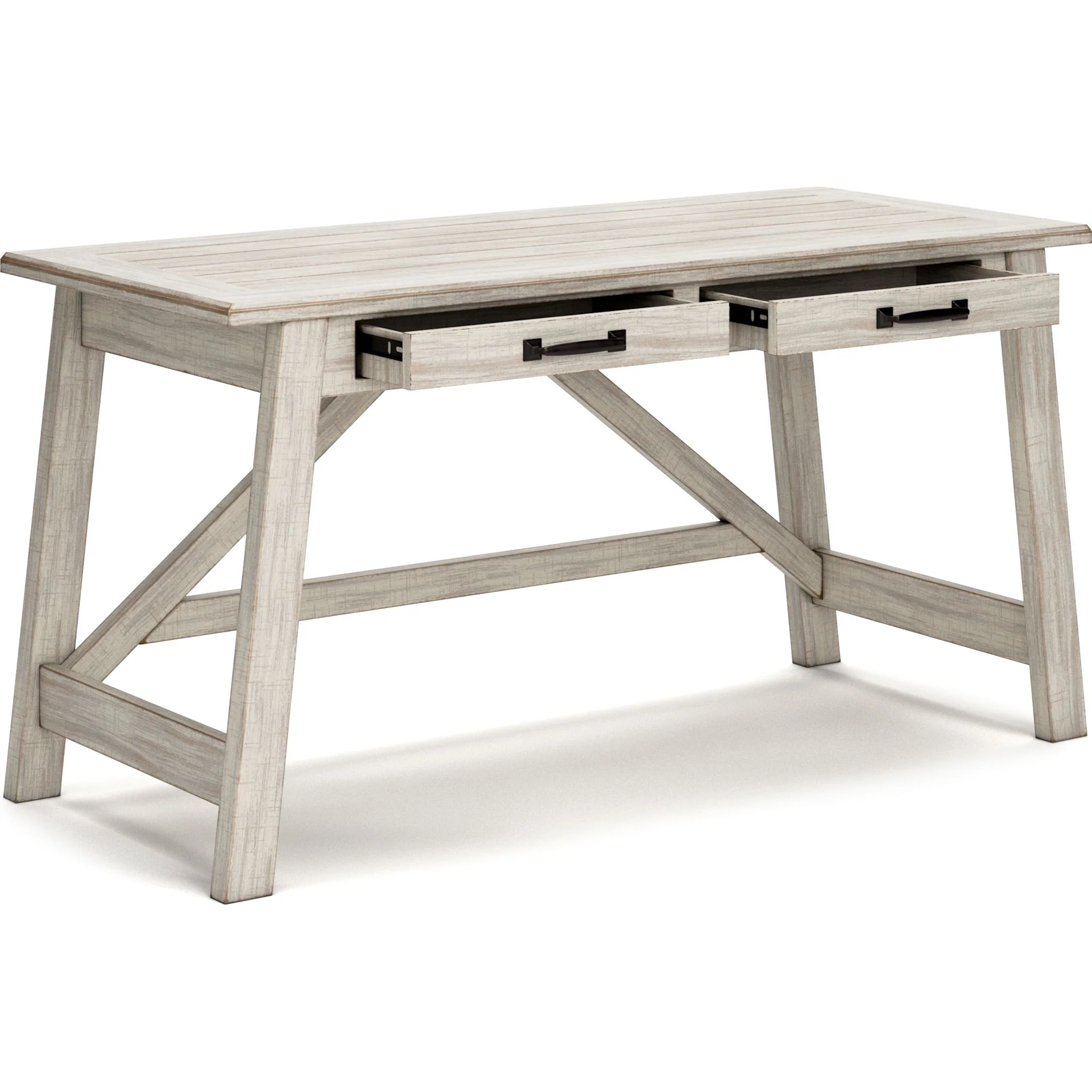 Carynhurst Desk - Whitewash - Image 4