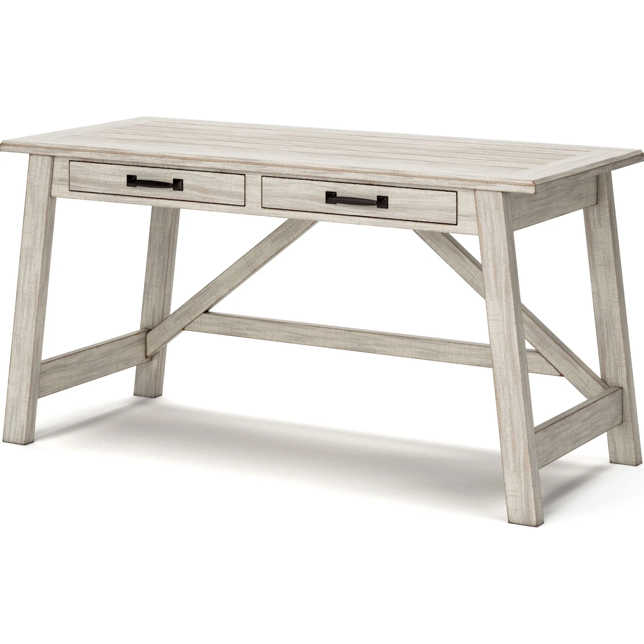 Carynhurst Desk - Whitewash - Image 6