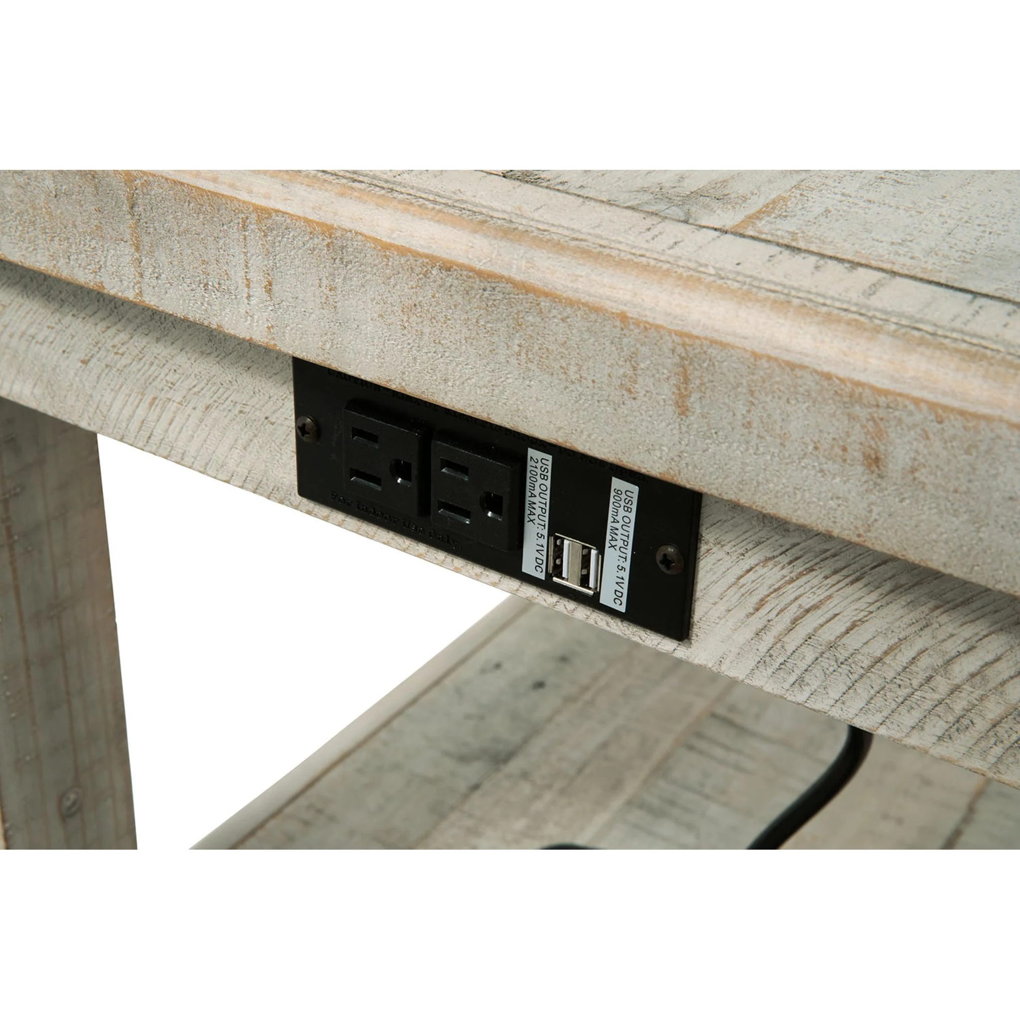 Carynhurst End Table - White Wash Gray - Image 19