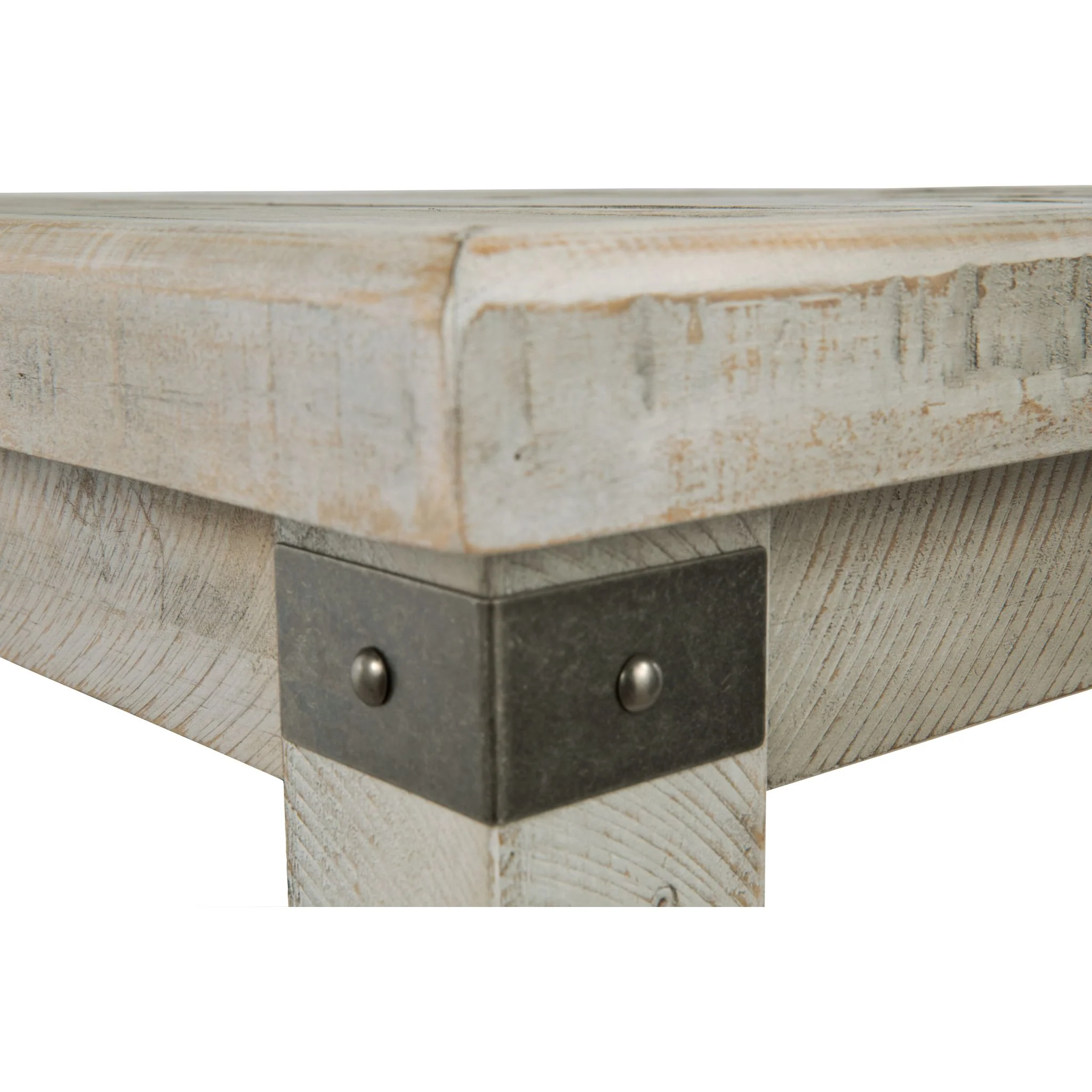 Carynhurst End Table - White Wash Gray - Image 4