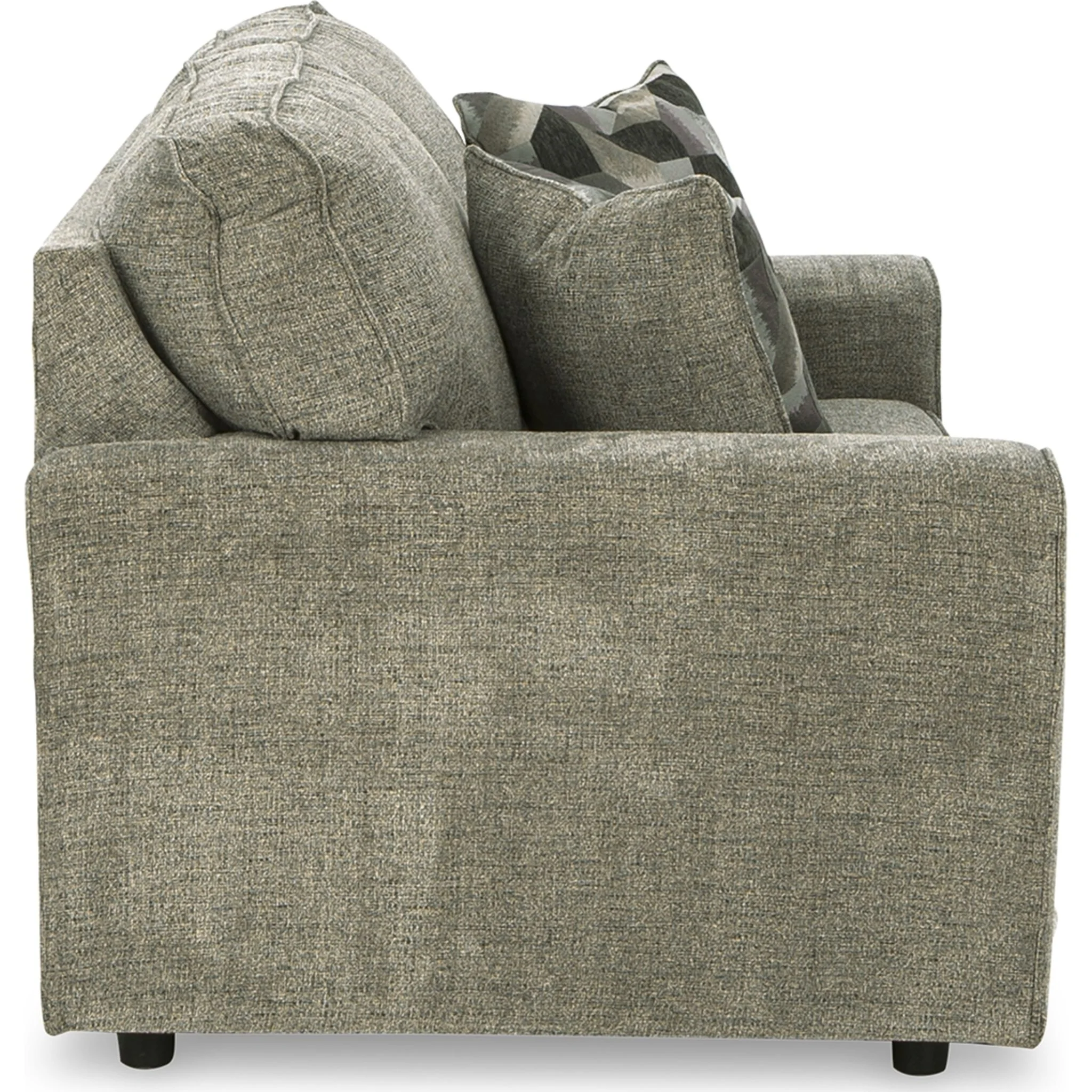 Cascilla Loveseat - Pewter - Image 3