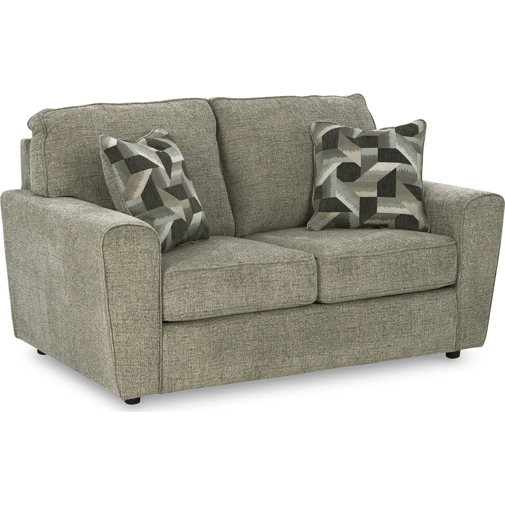 Cascilla Loveseat - Pewter - Image 6