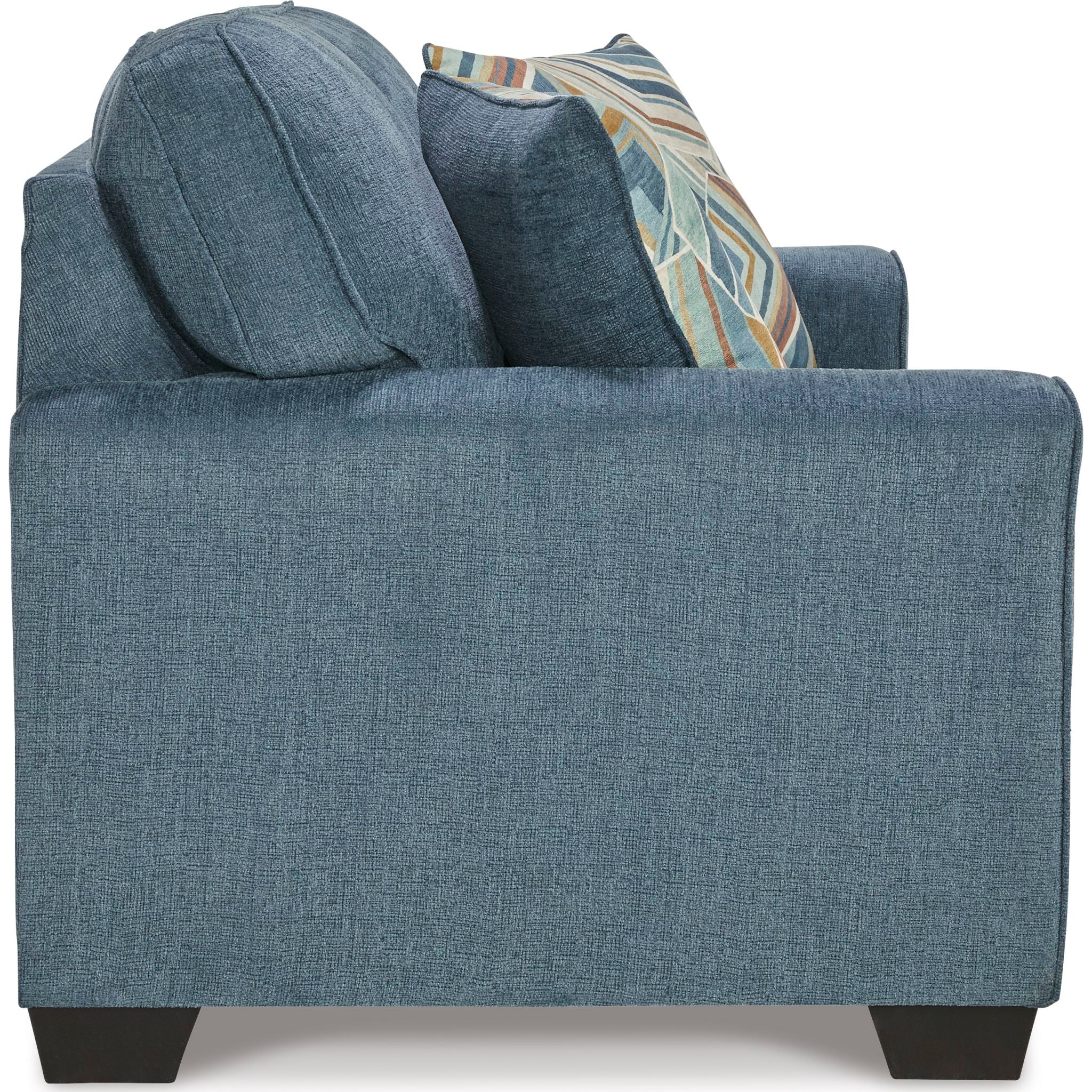 Cashton Loveseat - Blue - Image 5