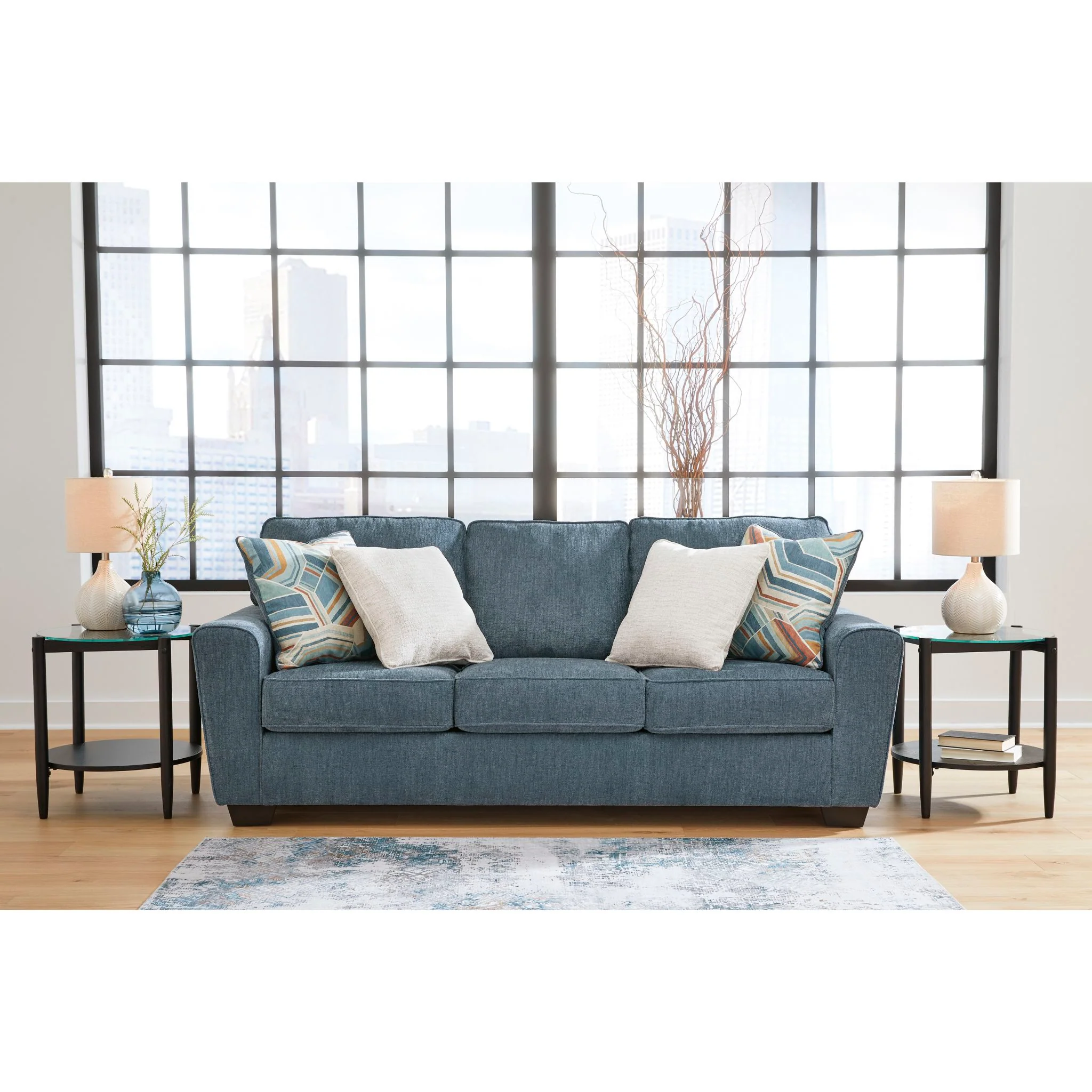 Cashton Sofa - Blue - Image 2