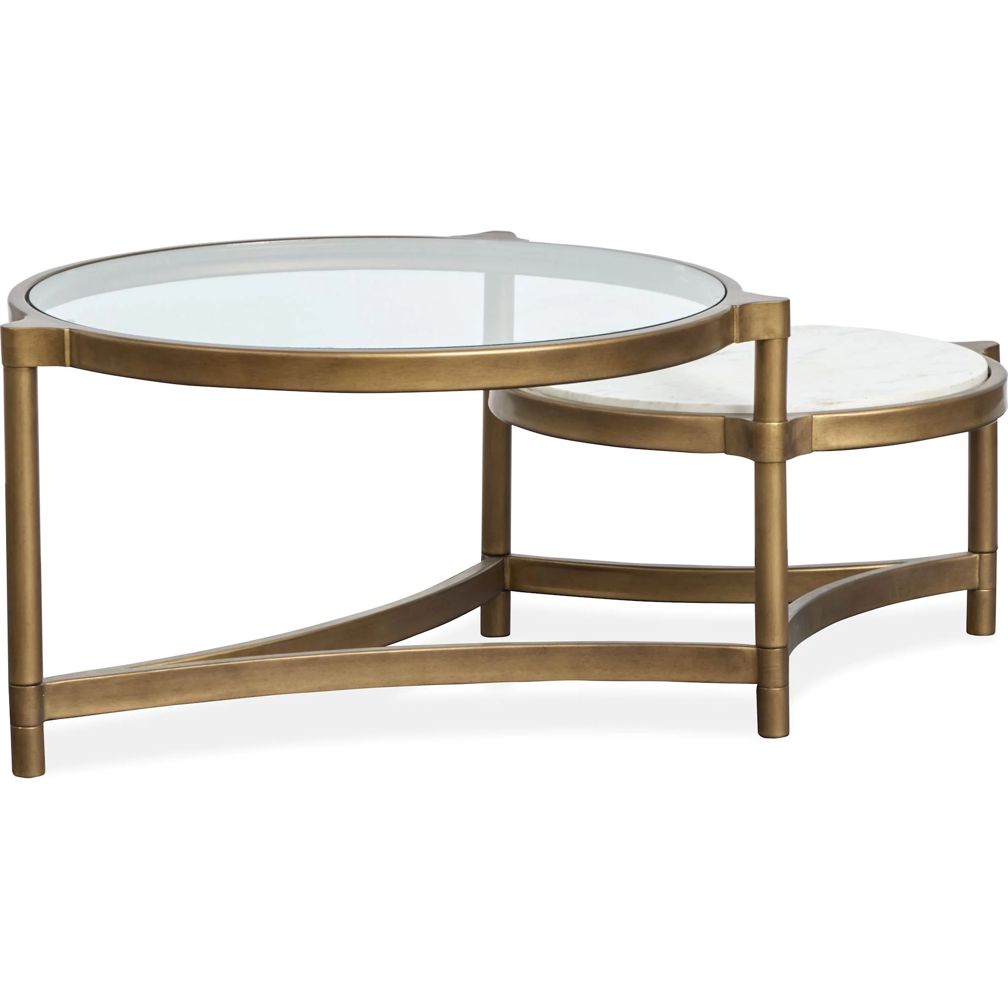 Cassidy Coffee Table - Aged Brass - Image 2