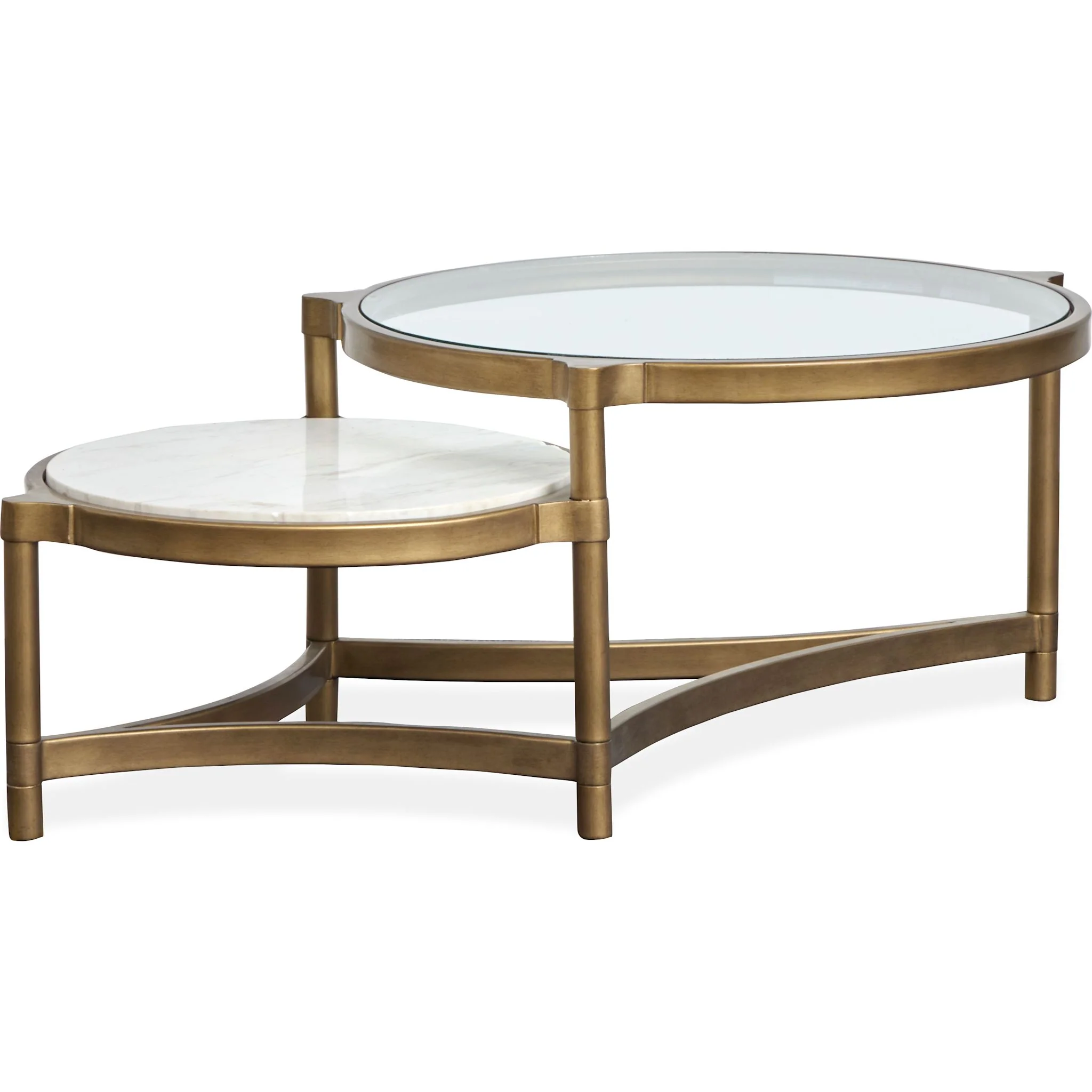 Cassidy Coffee Table - Aged Brass - Image 3