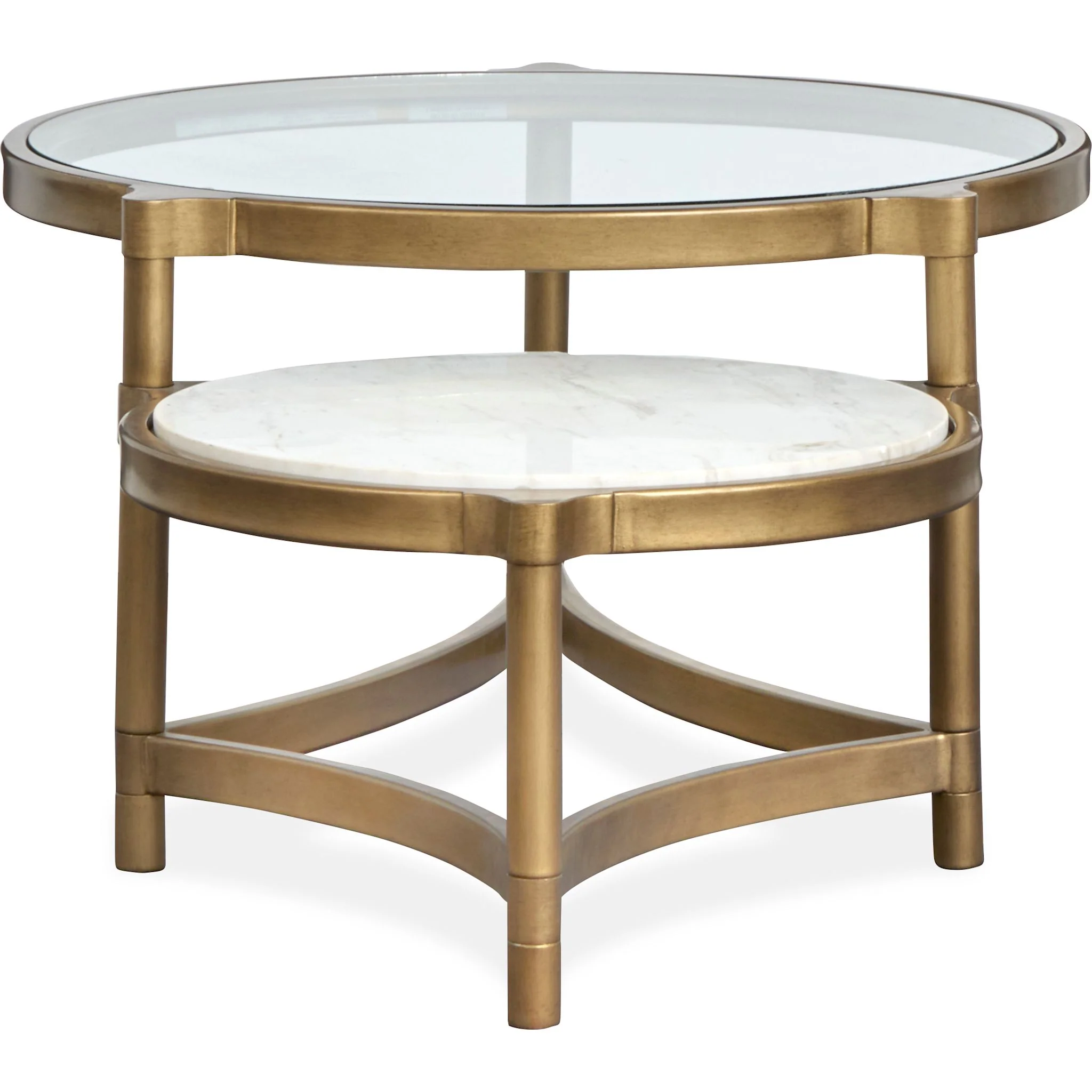 Cassidy Coffee Table - Aged Brass - Image 4