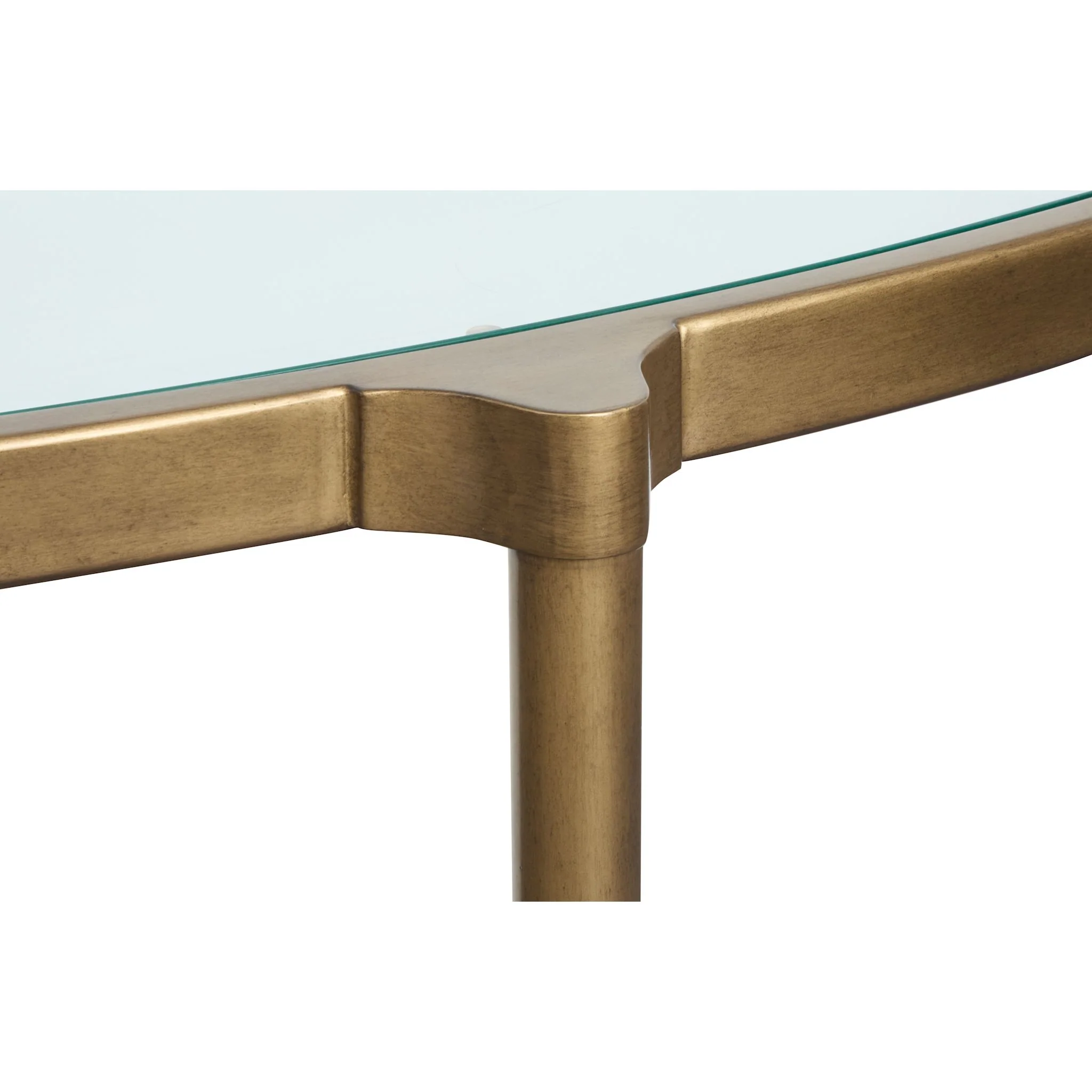 Cassidy Sofa Table - Aged Brass - Image 3