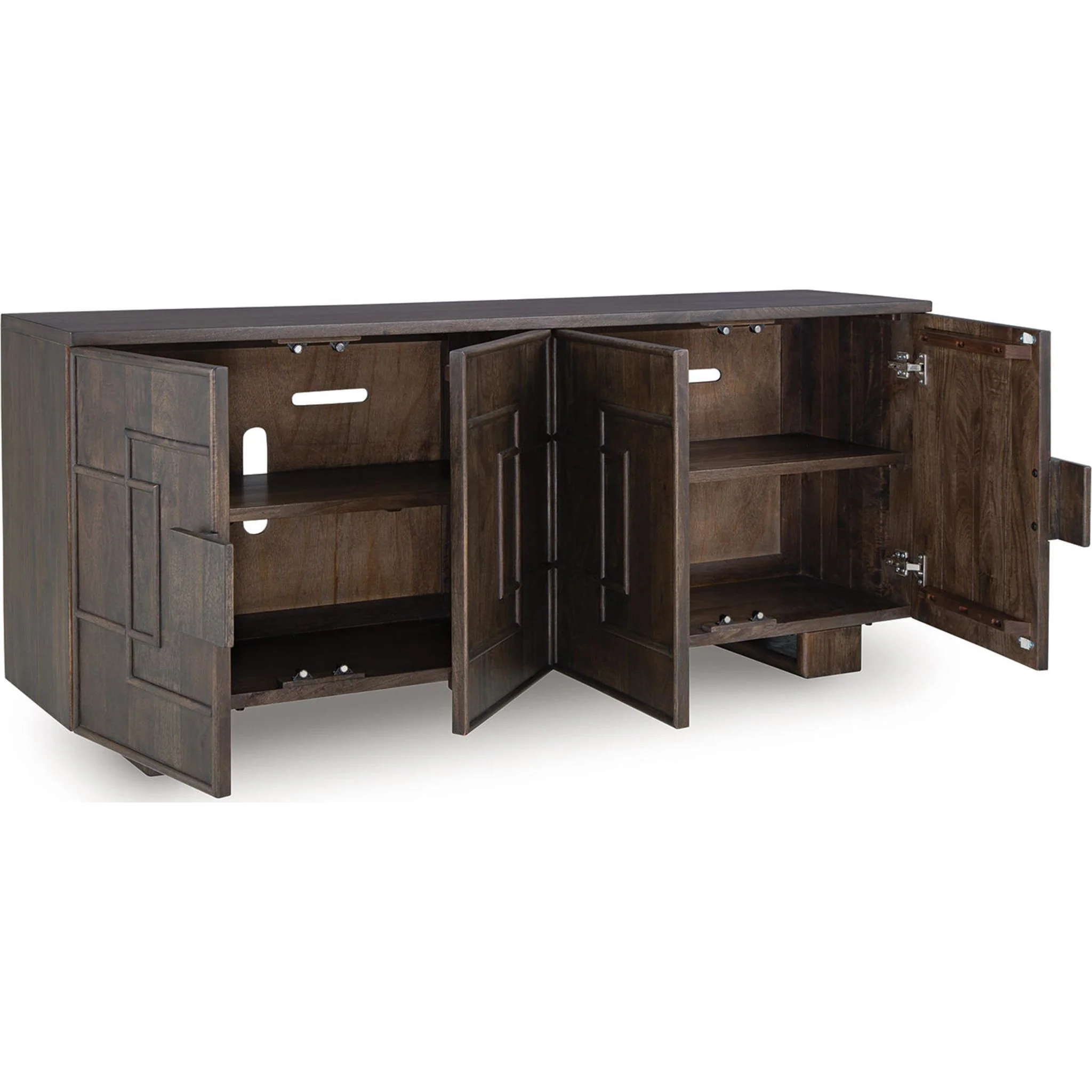 Cato Accent Cabinet - Dark Brown - Image 5