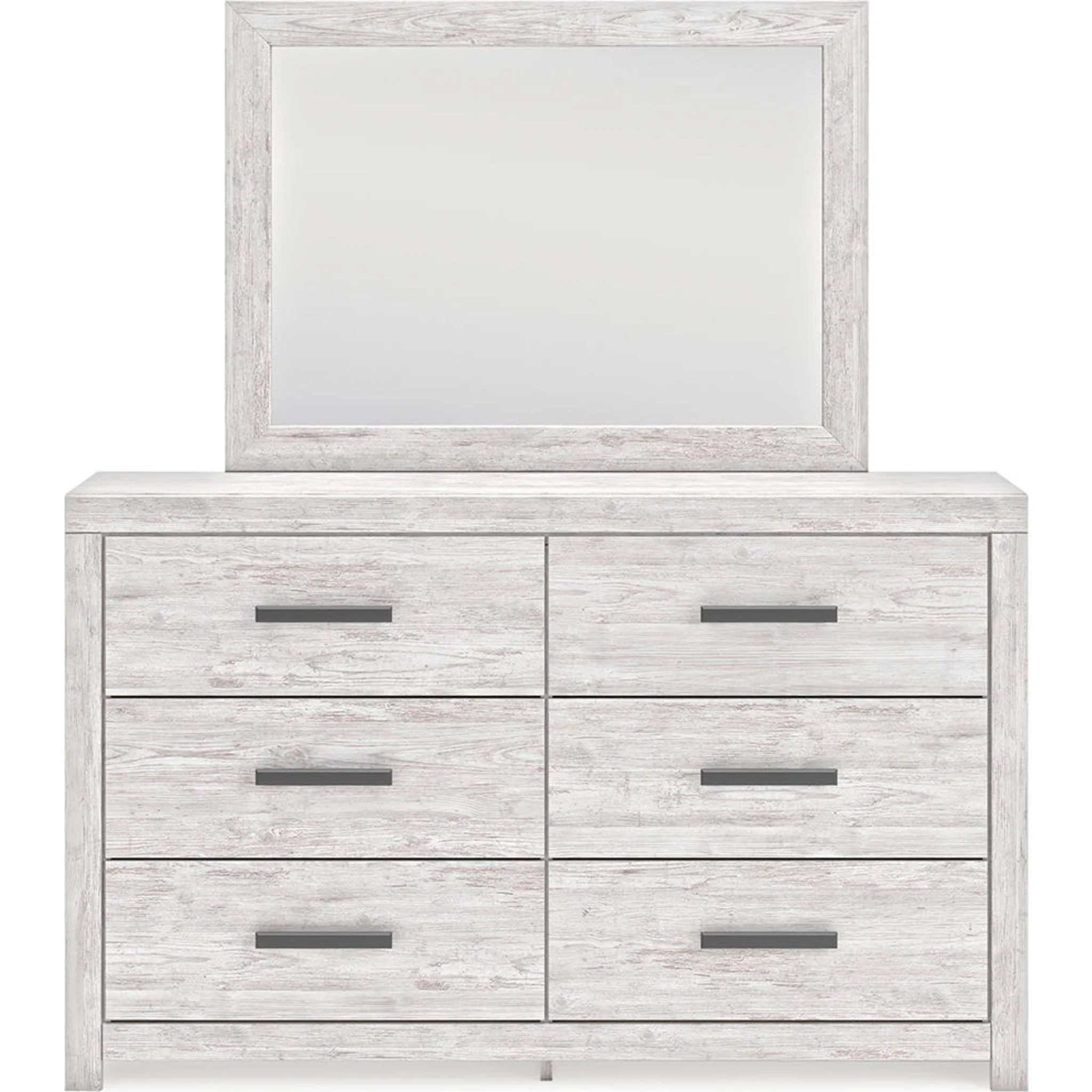 Cayboni 6 Piece Full Panel Bedroom - Whitewash - Image 10